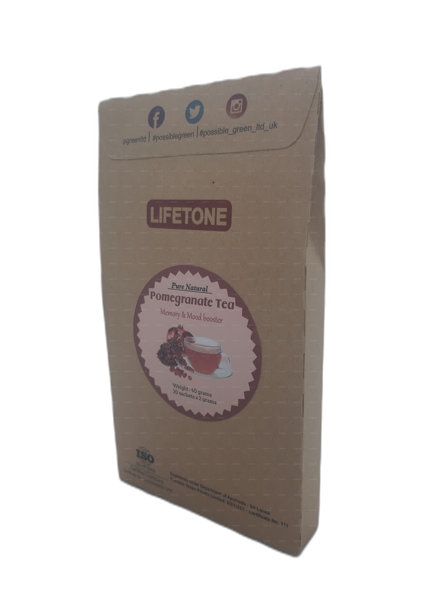 Lifetone Granatapfeltee (40g)