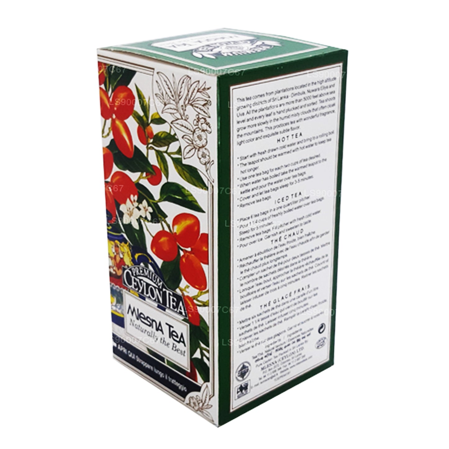 Mlesna Peach Apricot Luxus-Teebeutel (60 g)