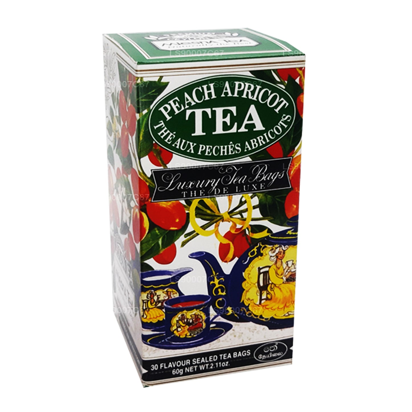 Mlesna Peach Apricot Luxus-Teebeutel (60 g)
