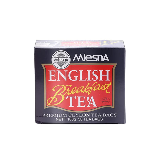 Mlesna Tea Englischer Frühstückstee 50 Teebeutel (100g)