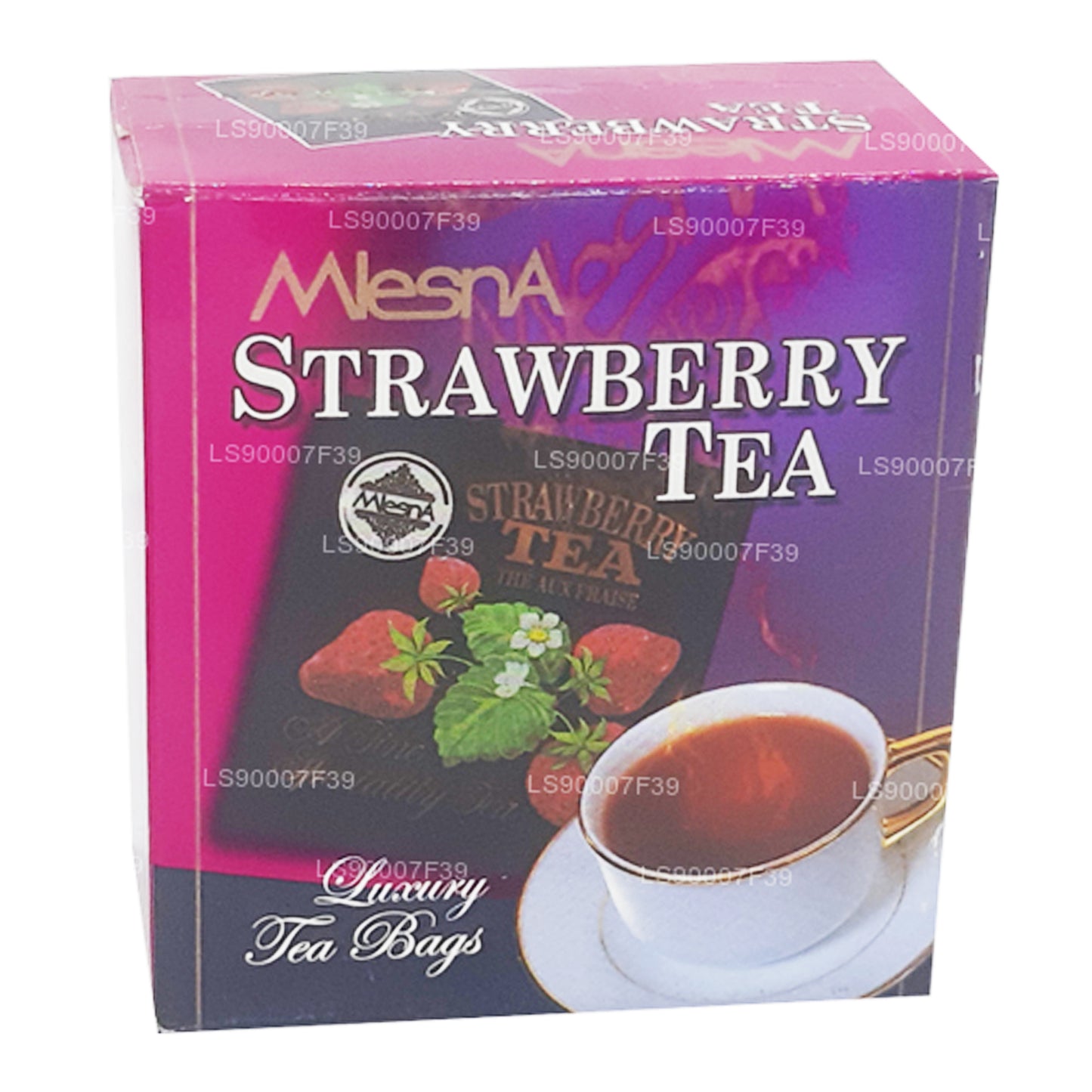 Mlesna Erdbeertee (20 g), 10 luxuriöse Teebeutel