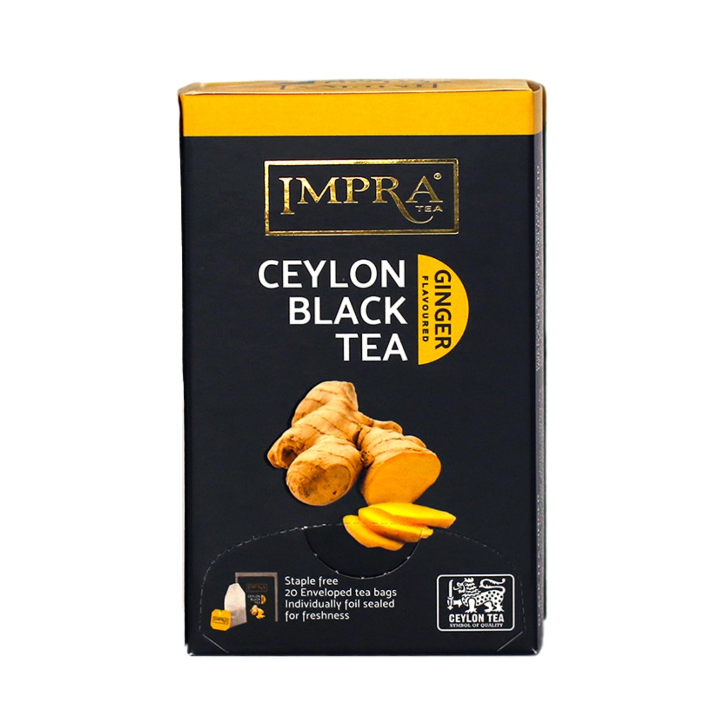 Impra Black Tea Ginger (40g) 20 Tea Bags