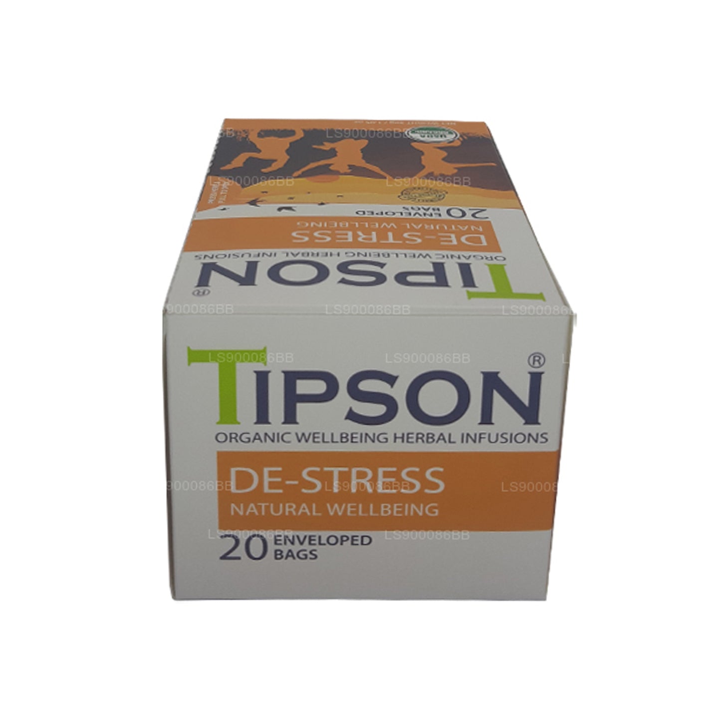 Tipson De-Stress Natural Wellbeing Teebeutel (30 g), 20 umhüllte Teebeutel