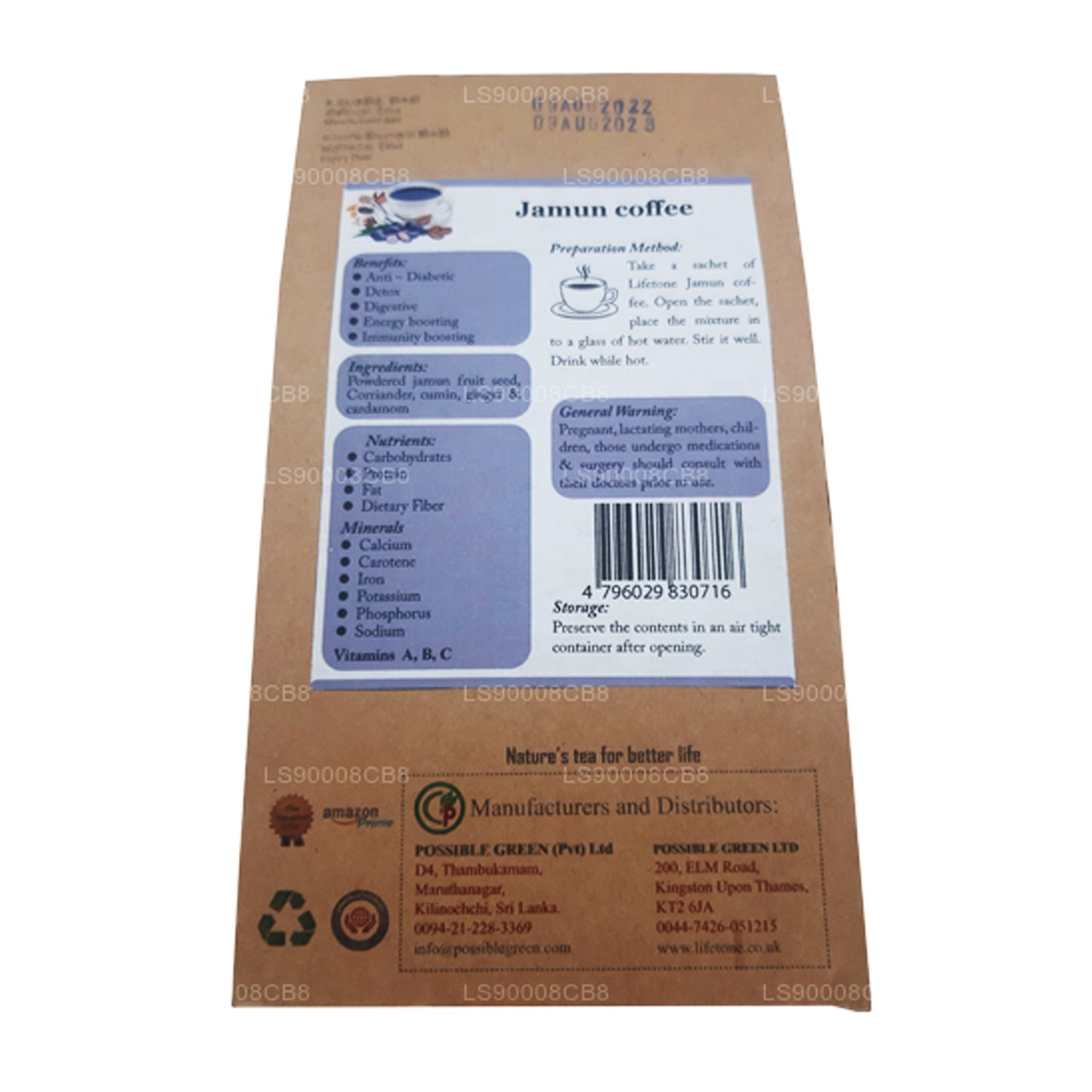 Lifetone Jamun Samenkaffee (40 g)