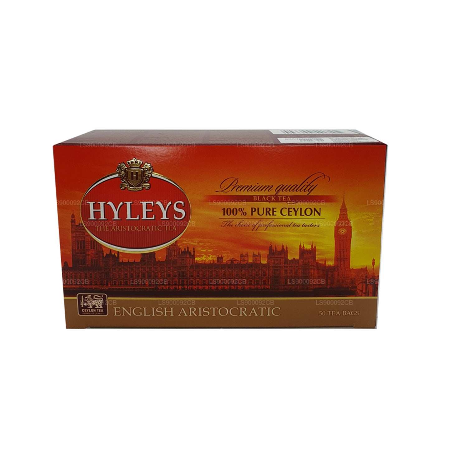 HYLEYS Schwarzer Tee in Premium-Qualität, 50 Teebeutel (100 g)
