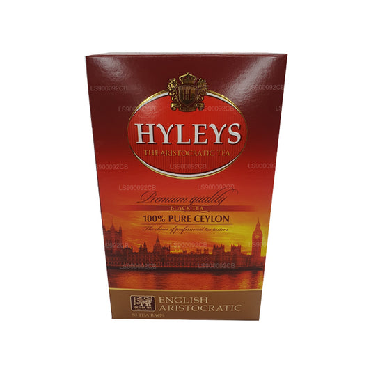 HYLEYS Schwarzer Tee in Premium-Qualität, 50 Teebeutel (100 g)