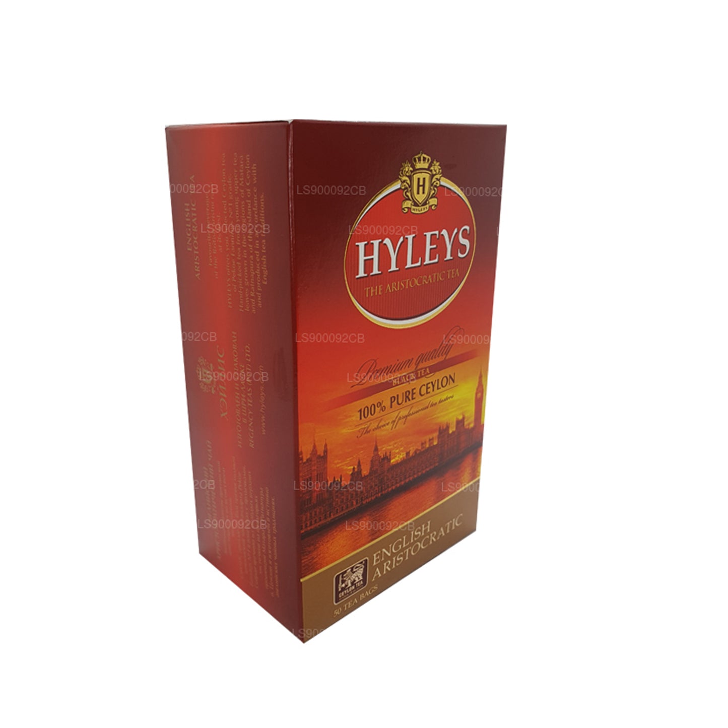 HYLEYS Schwarzer Tee in Premium-Qualität, 50 Teebeutel (100 g)