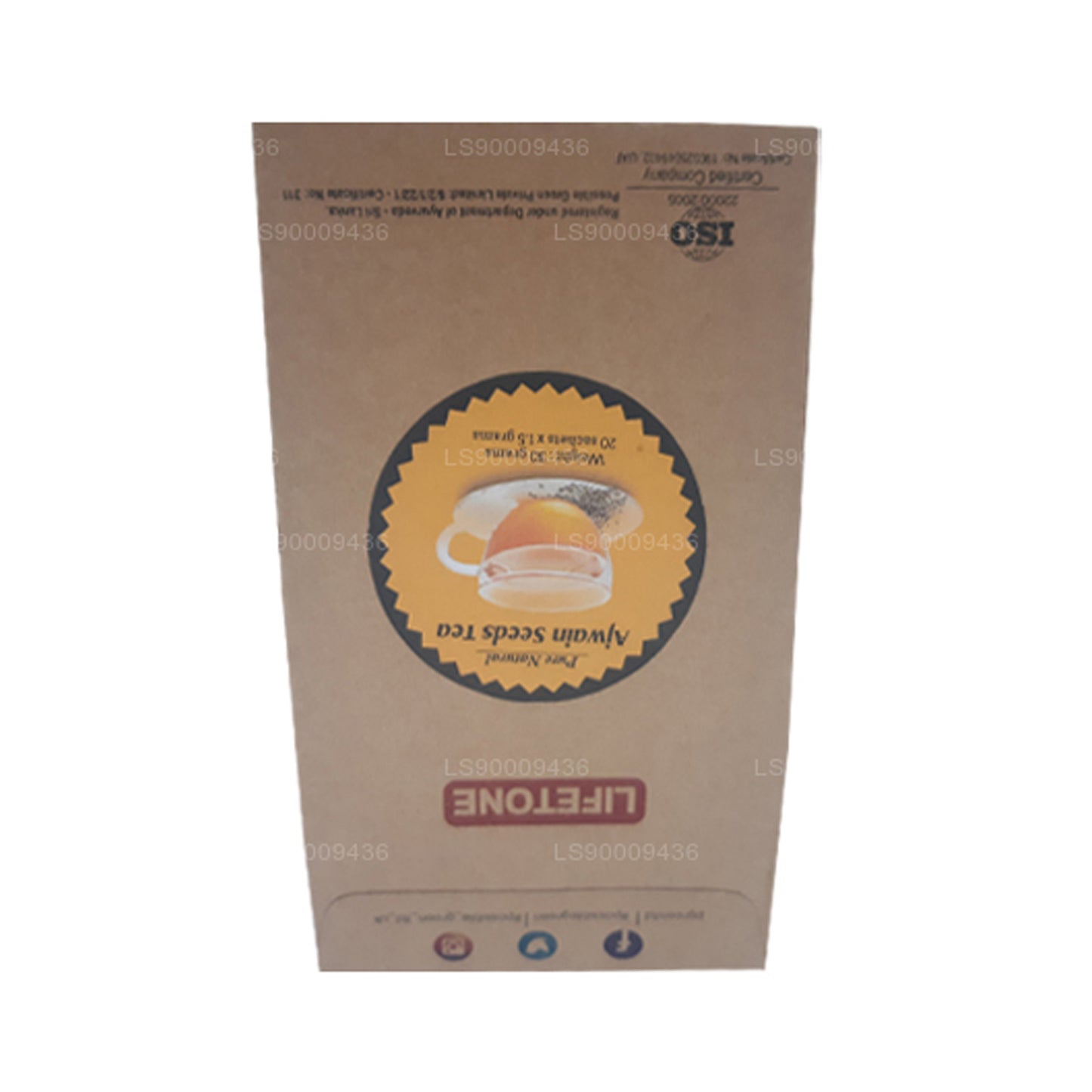 Lifetone Ajwain-Samen-Tee (30 g) 20 Teebeutel