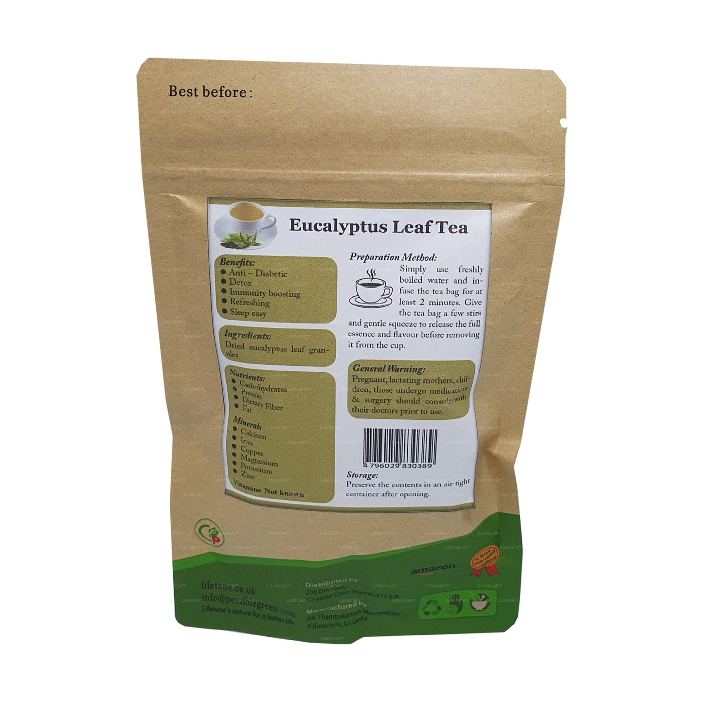 Lifetone Eukalyptustee (30g)