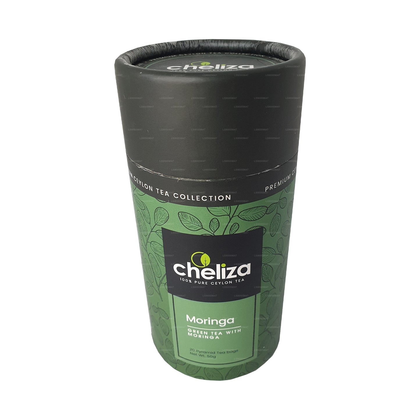 Cheliza Grüner Tee mit Moringa Dose (50g) 20 Teebeutel