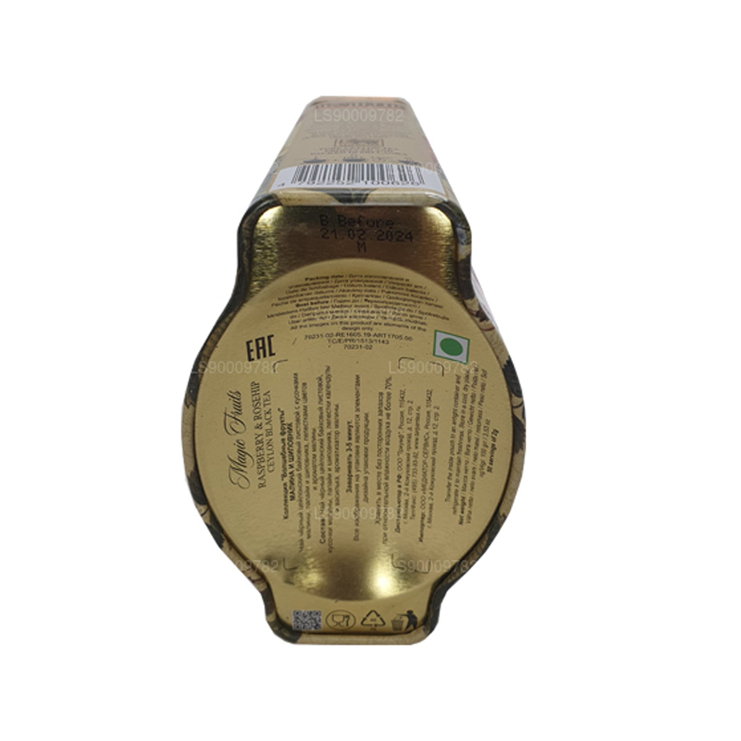 Basilur Magic Fruits Dose mit Himbeere und Hagebutte, 100 g