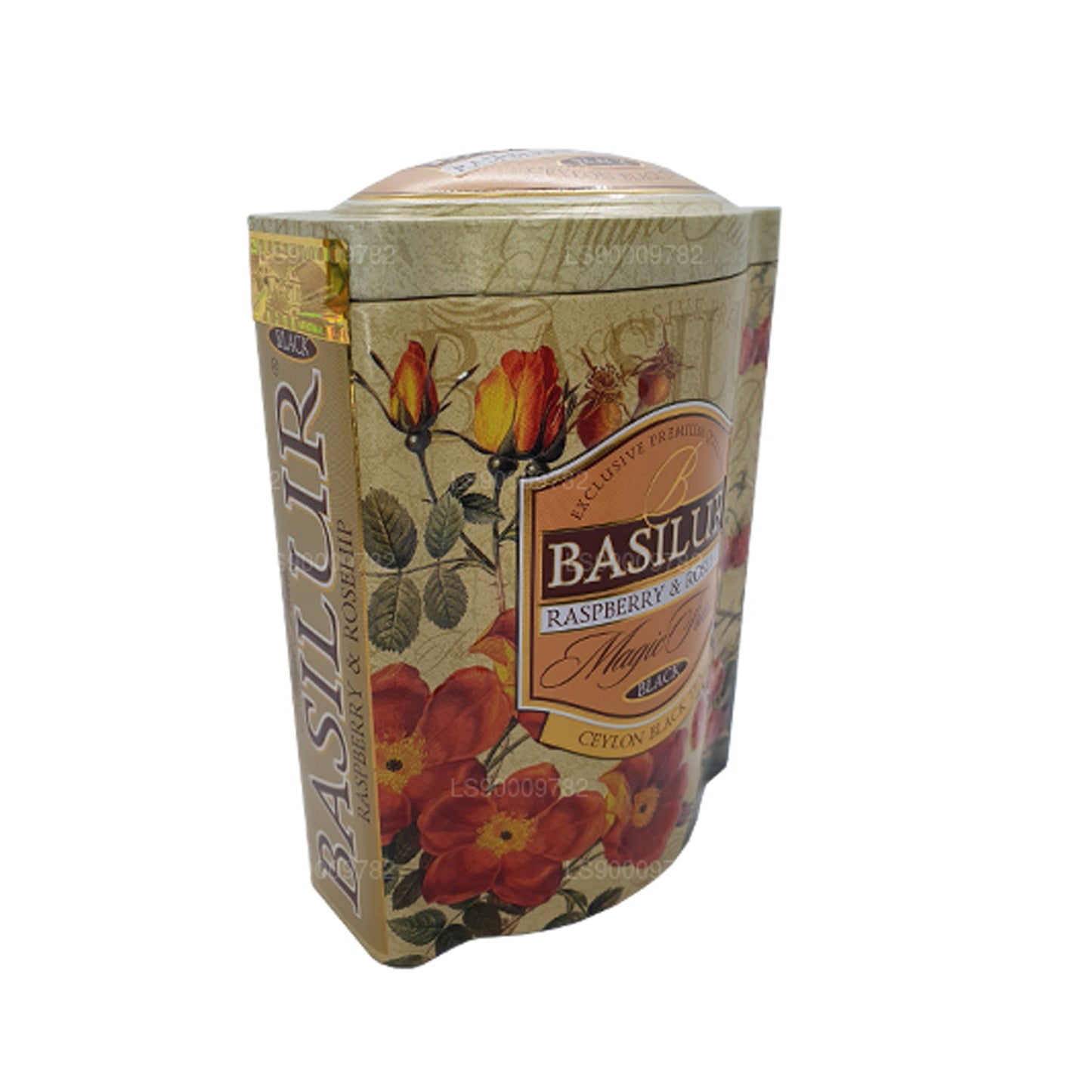 Basilur Magic Fruits Dose mit Himbeere und Hagebutte, 100 g