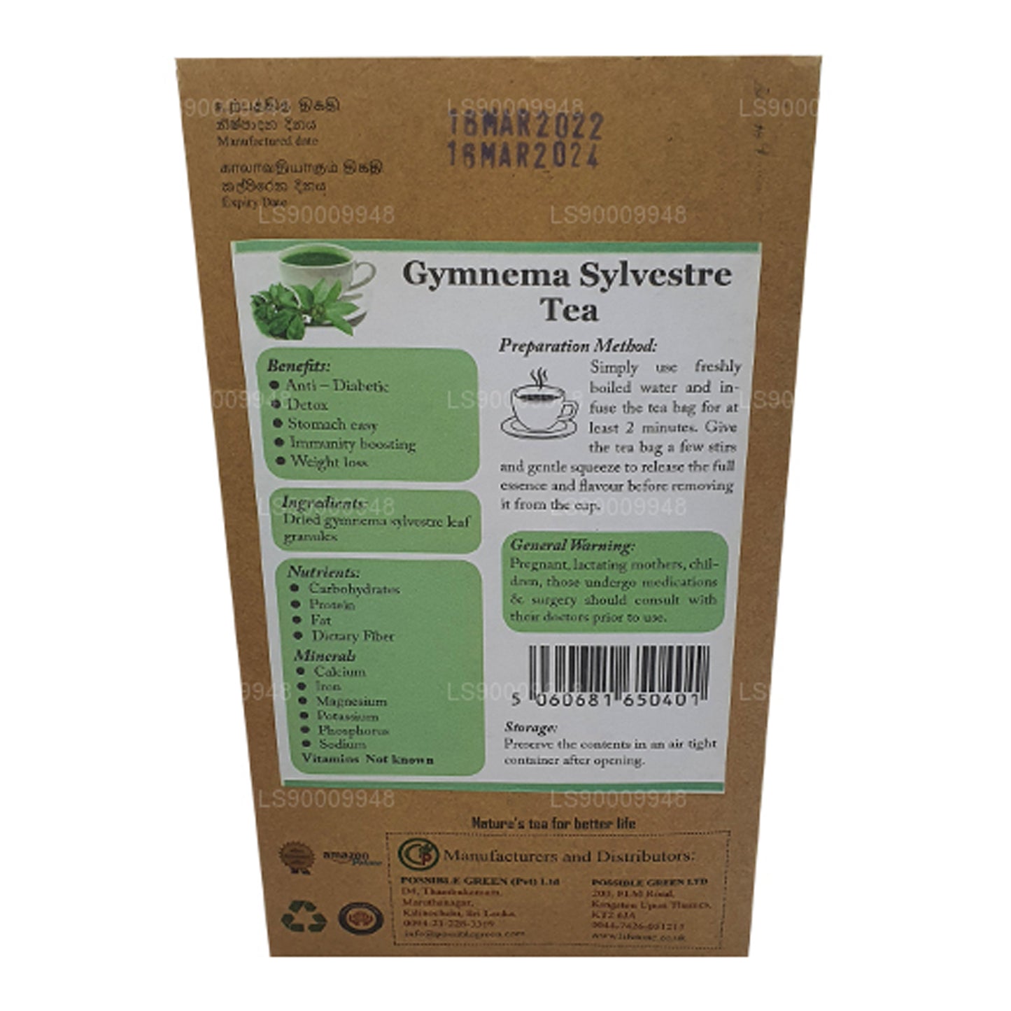 Lifetone Gymnema Sylvester Tee (40 g)