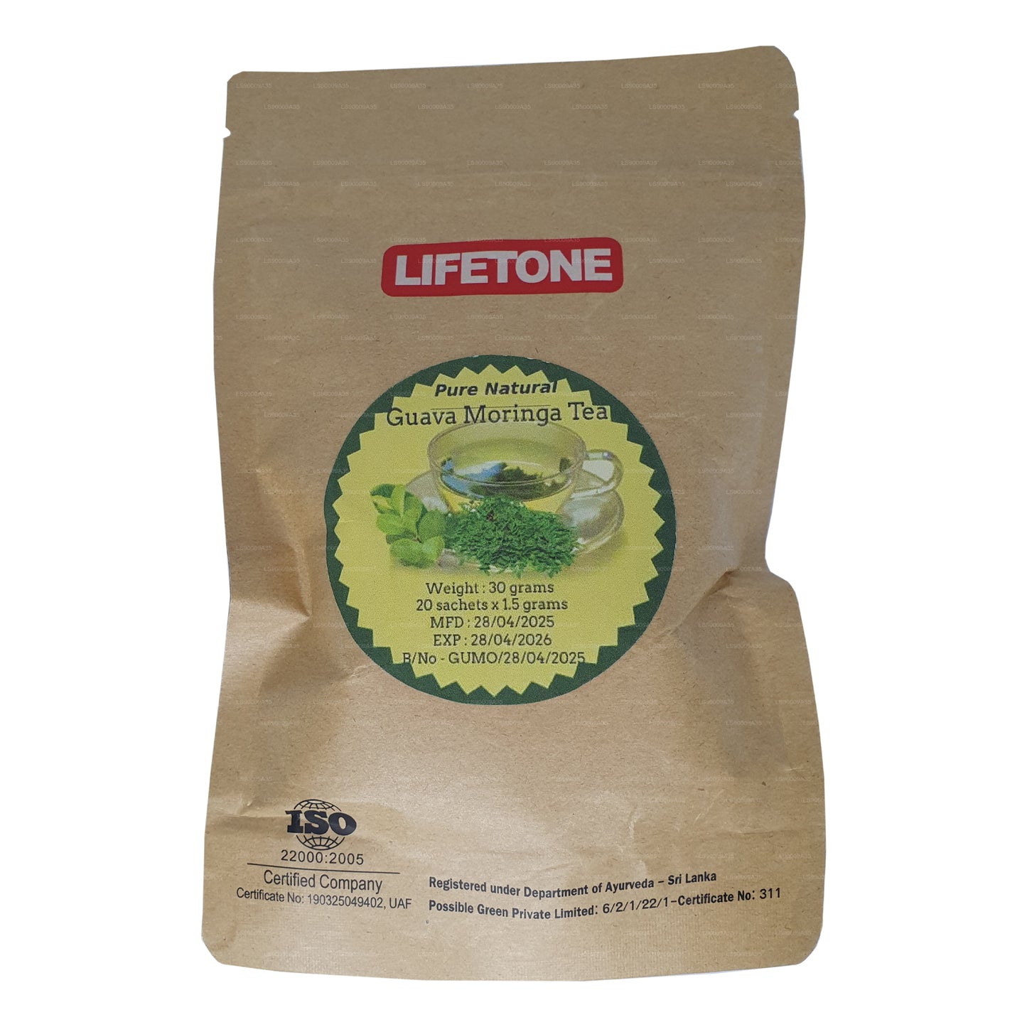 Lifetone Guava Moringa-Tee (30 g)