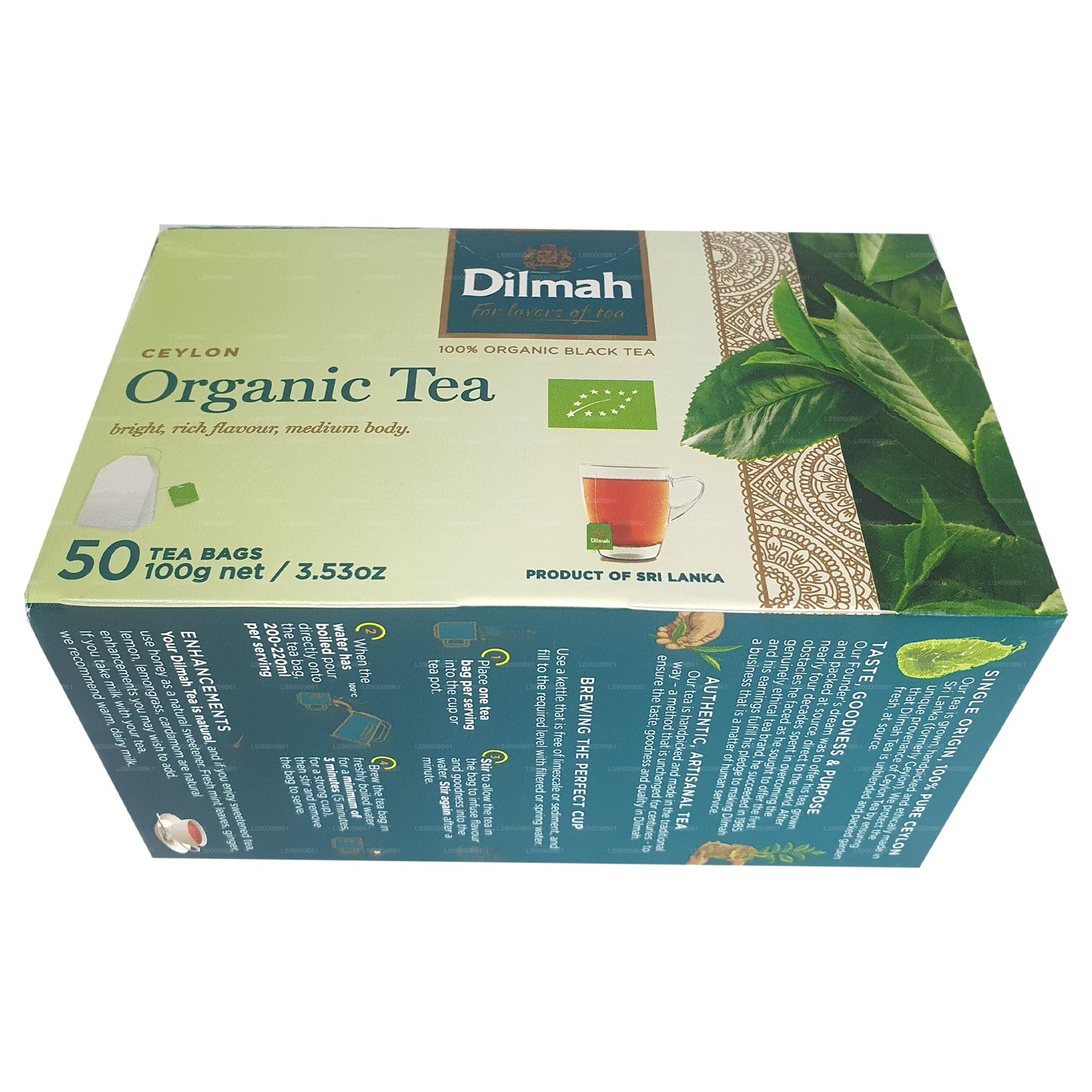 Dilmah Bio-Tee (100 g) 50 Teebeutel