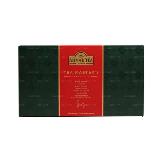 Ahmad Tea Tea Master's Selection (8x6 TB) 48-Folien-Teebeutel-Box (Rot und Grün)