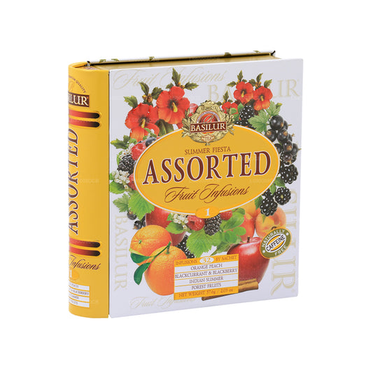 Basilur Teebuch „Fruit Infusions – Summer Fiesta“ (57,6 g) Caddy