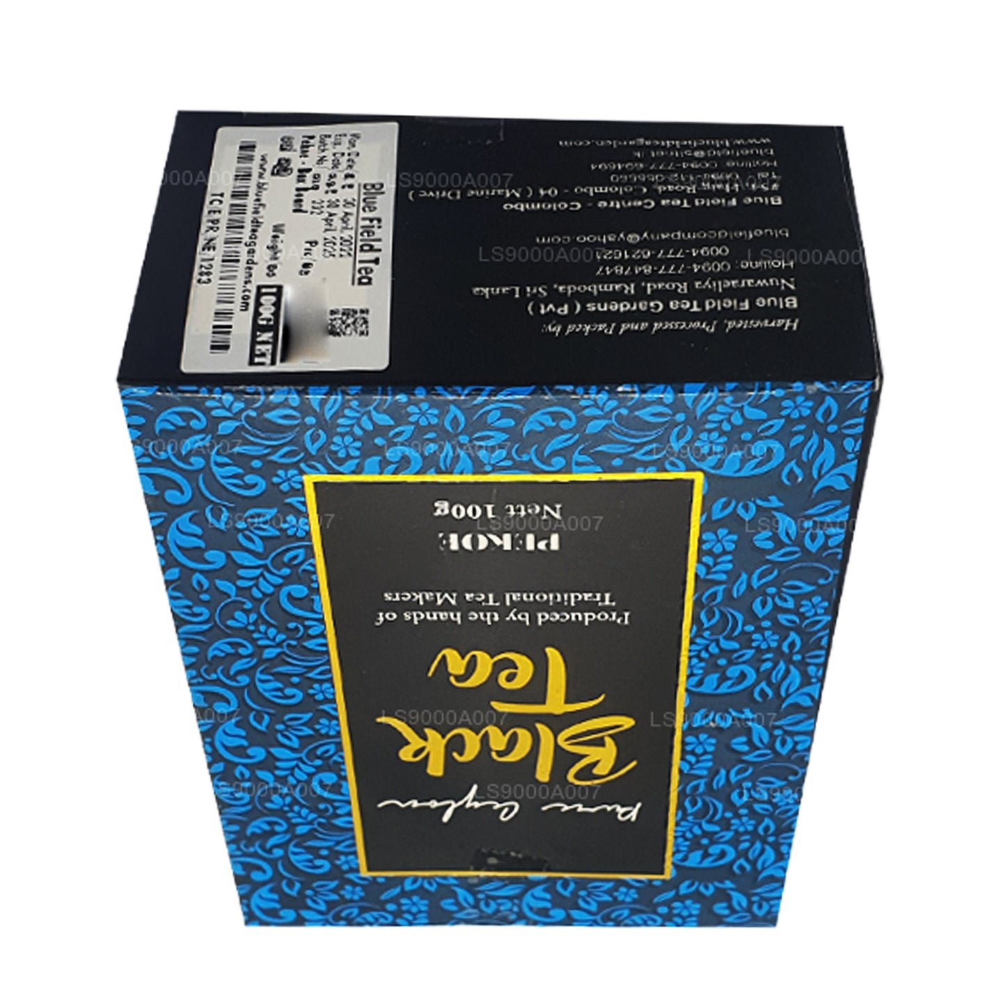 Blue Field Pure Ceylon PEKOE-Grade Schwarzer loser Tee (100 g)