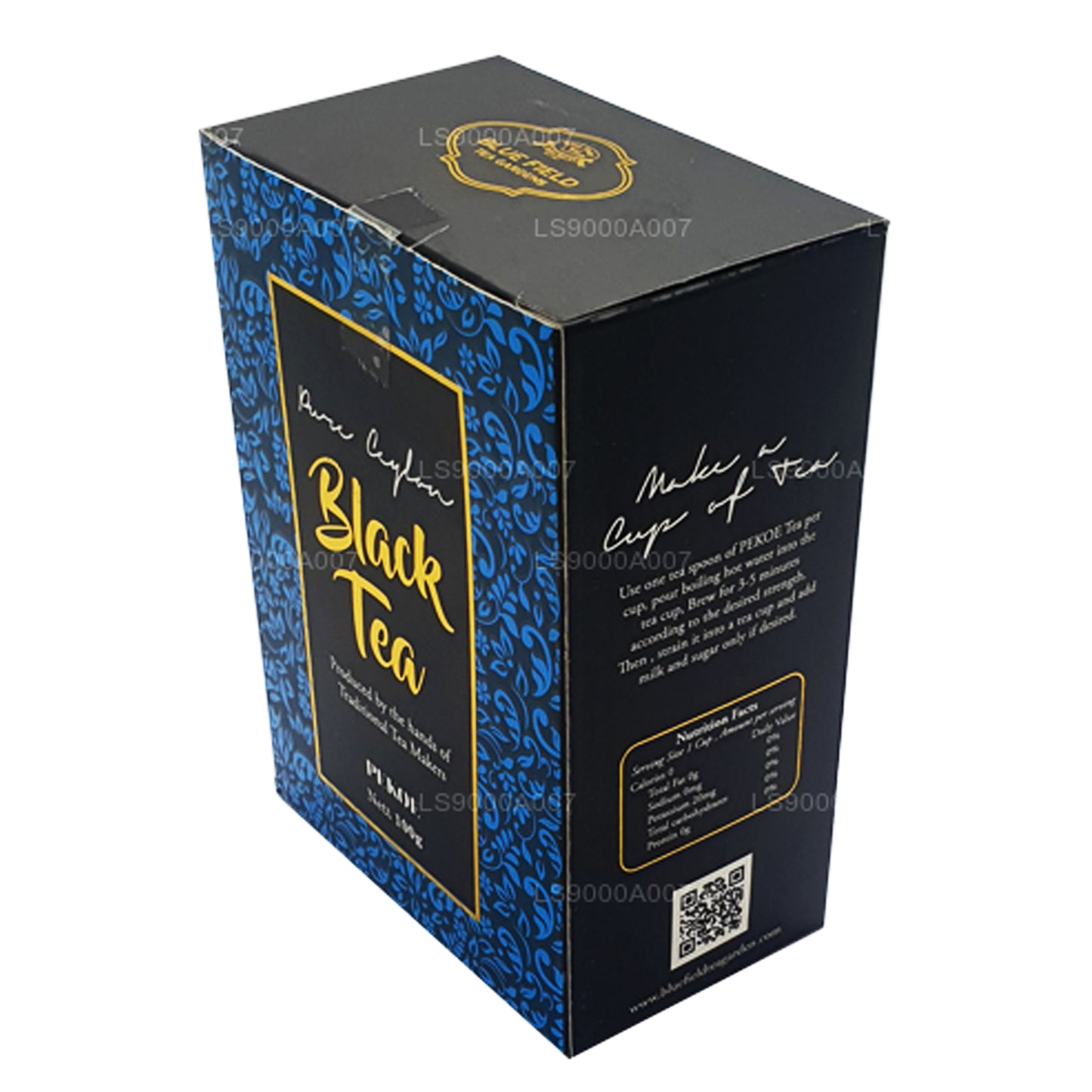 Blue Field Pure Ceylon PEKOE-Grade Schwarzer loser Tee (100 g)