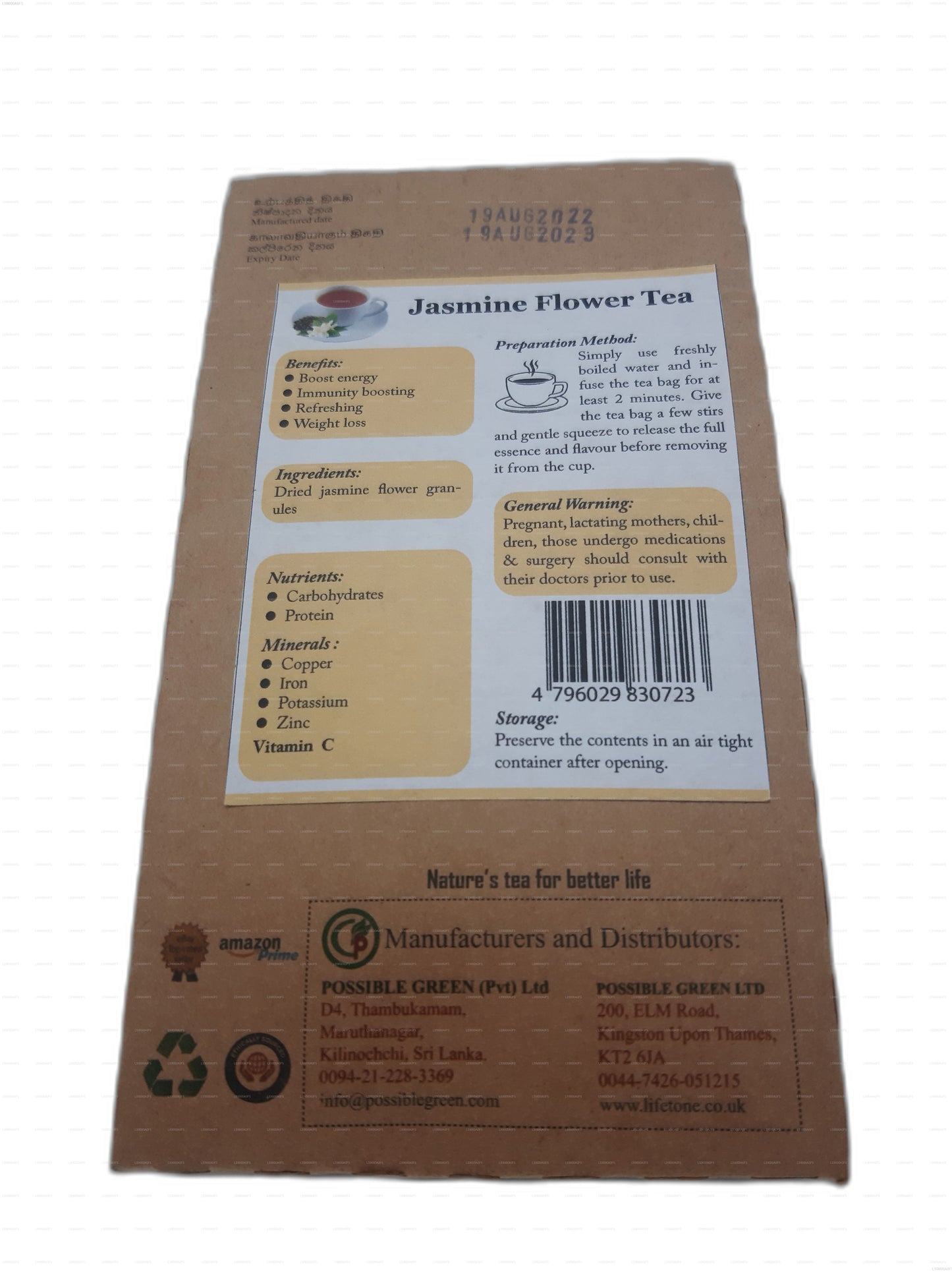 Lifetone Jasminblütentee (20g)