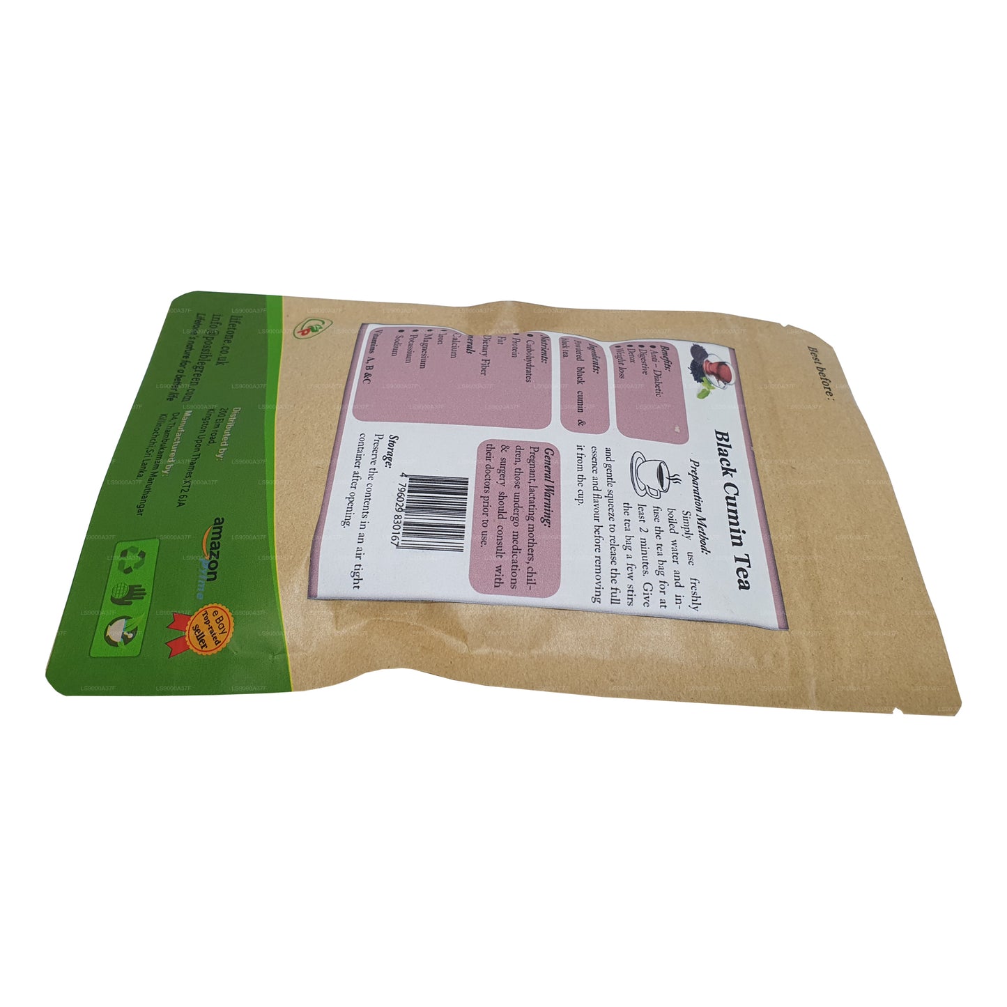 Lifetone Schwarzkümmeltee (40 g)