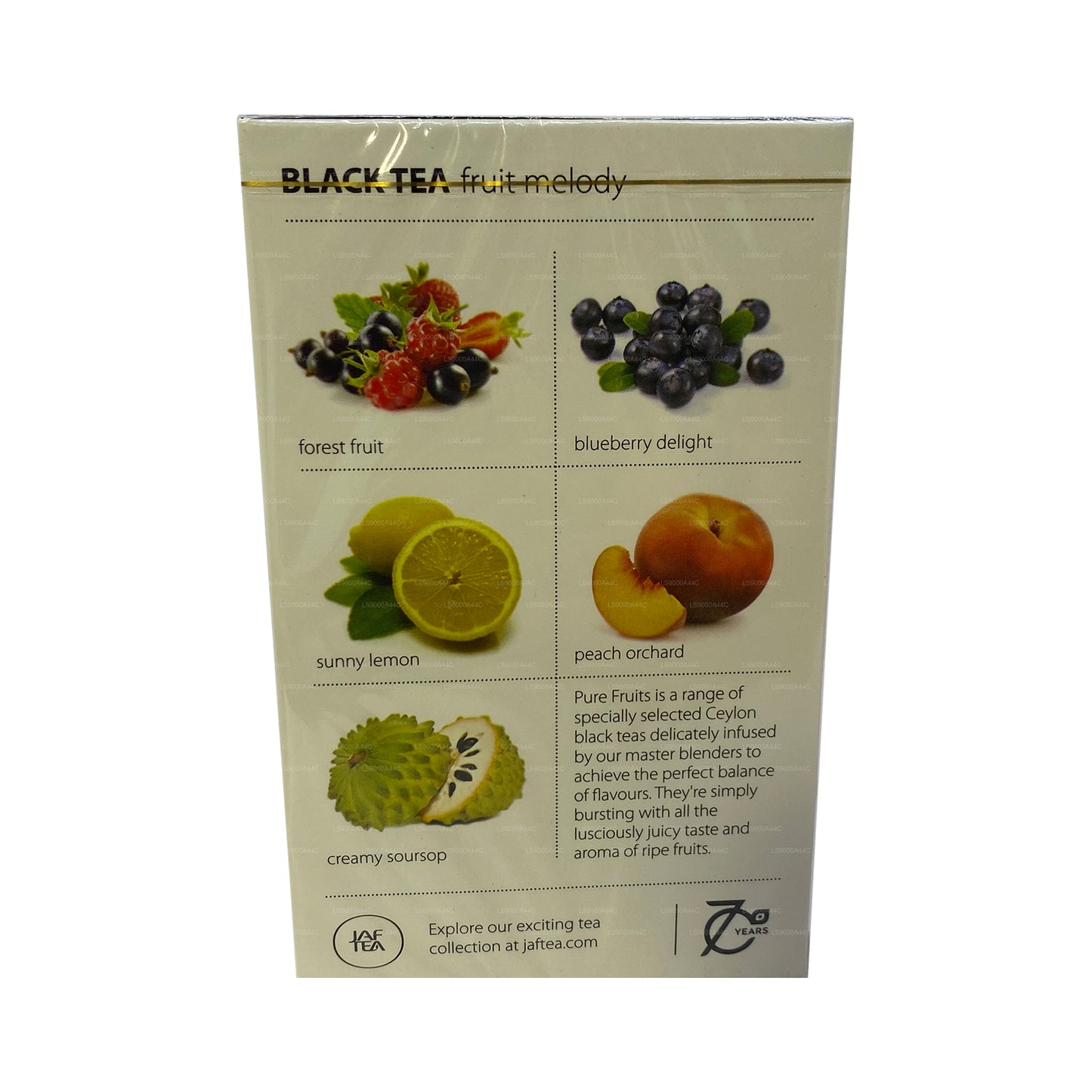 Jaf Tea Pure Fruits Collection Black Tea Fruit Melody (30 g) 20 Teebeutel