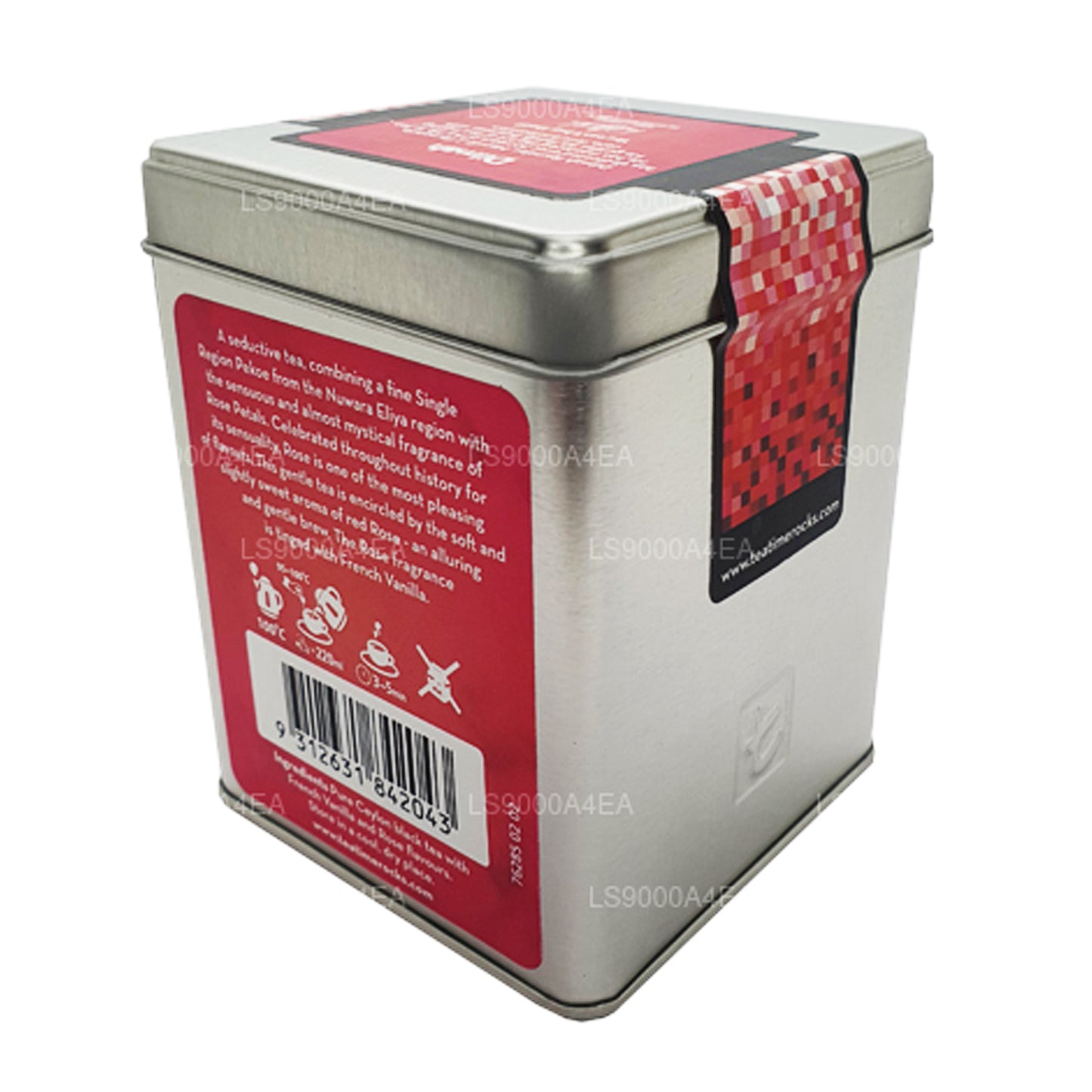 Dilmah T-Serie Rose mit französischer Vanille 20 Teebeutel Blatttee (40 g)