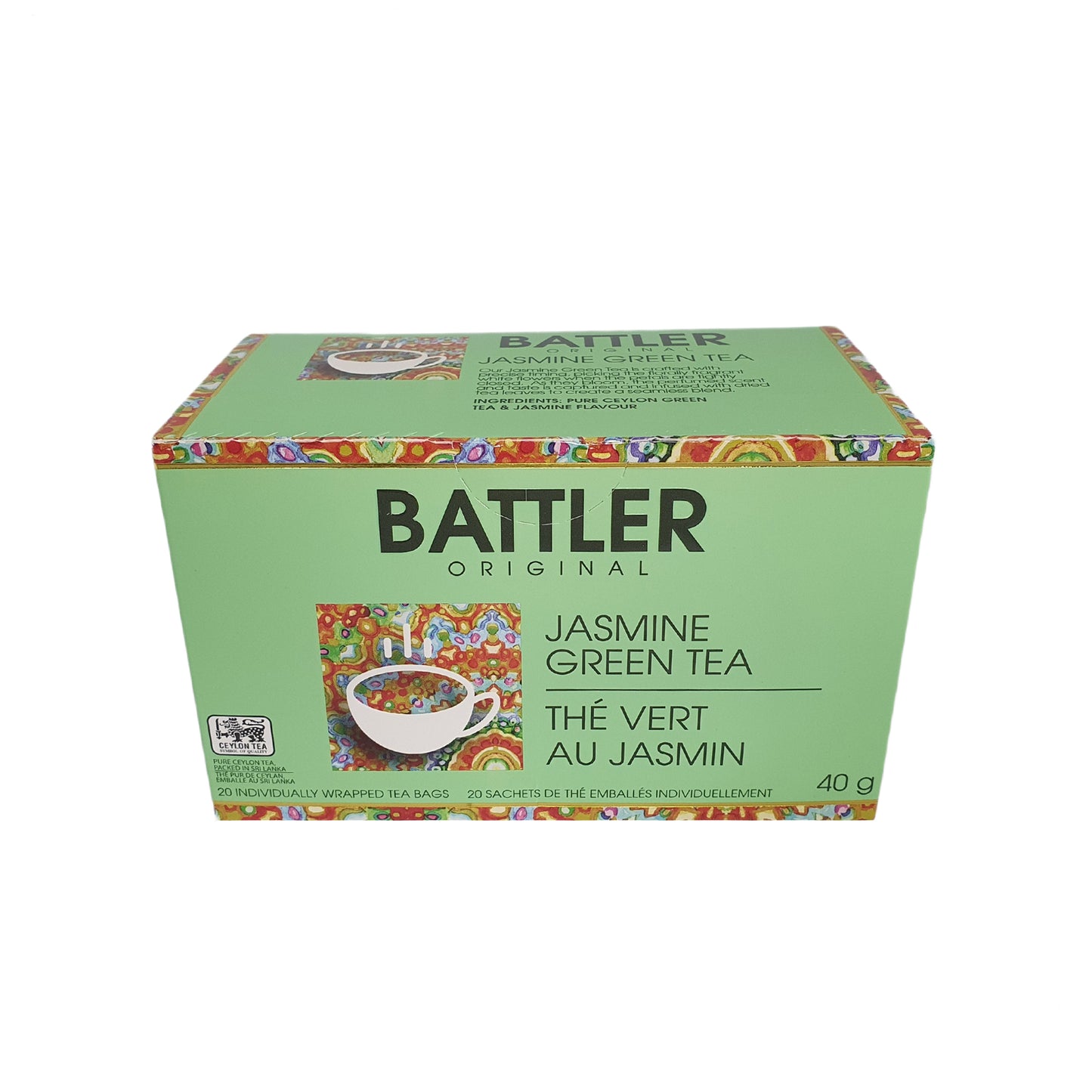 Battler Original Jasmin-Grüntee (40 g) 20 Teebeutel