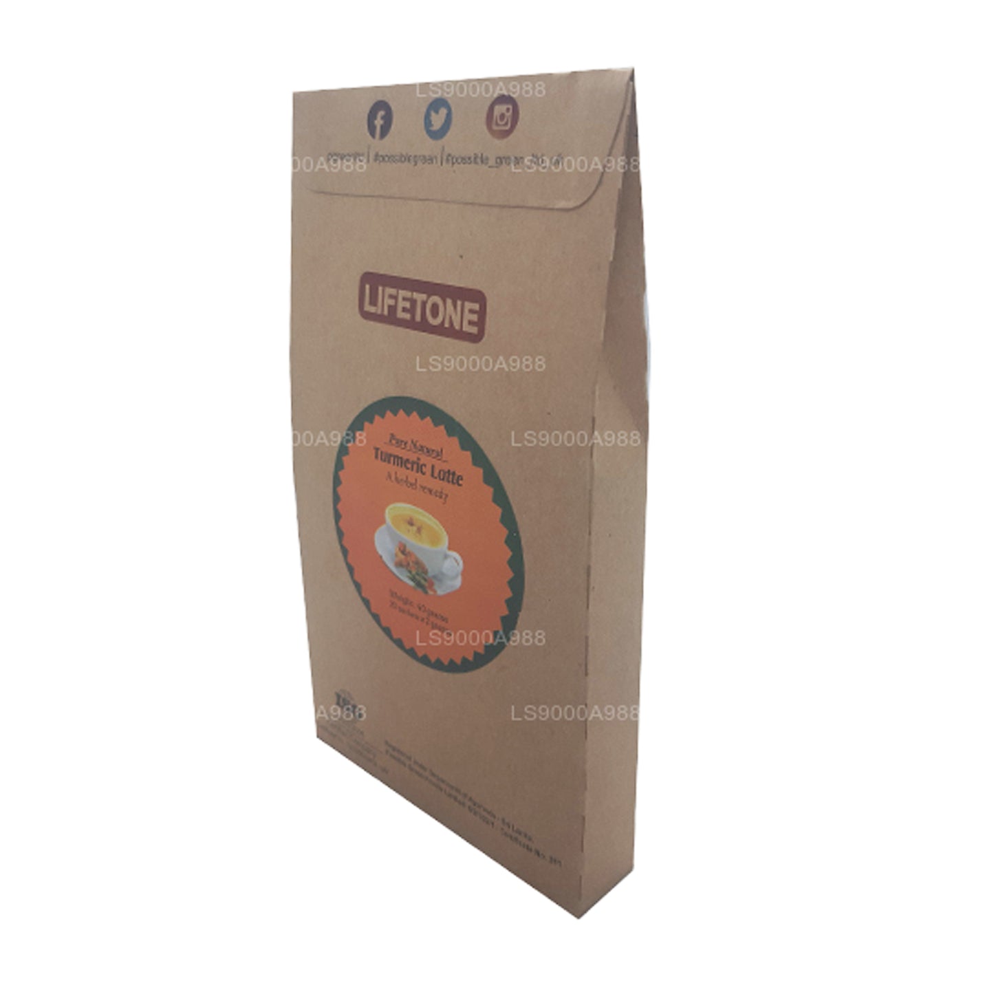Lifetone Kurkuma Latte (40g) 20 Teebeutel