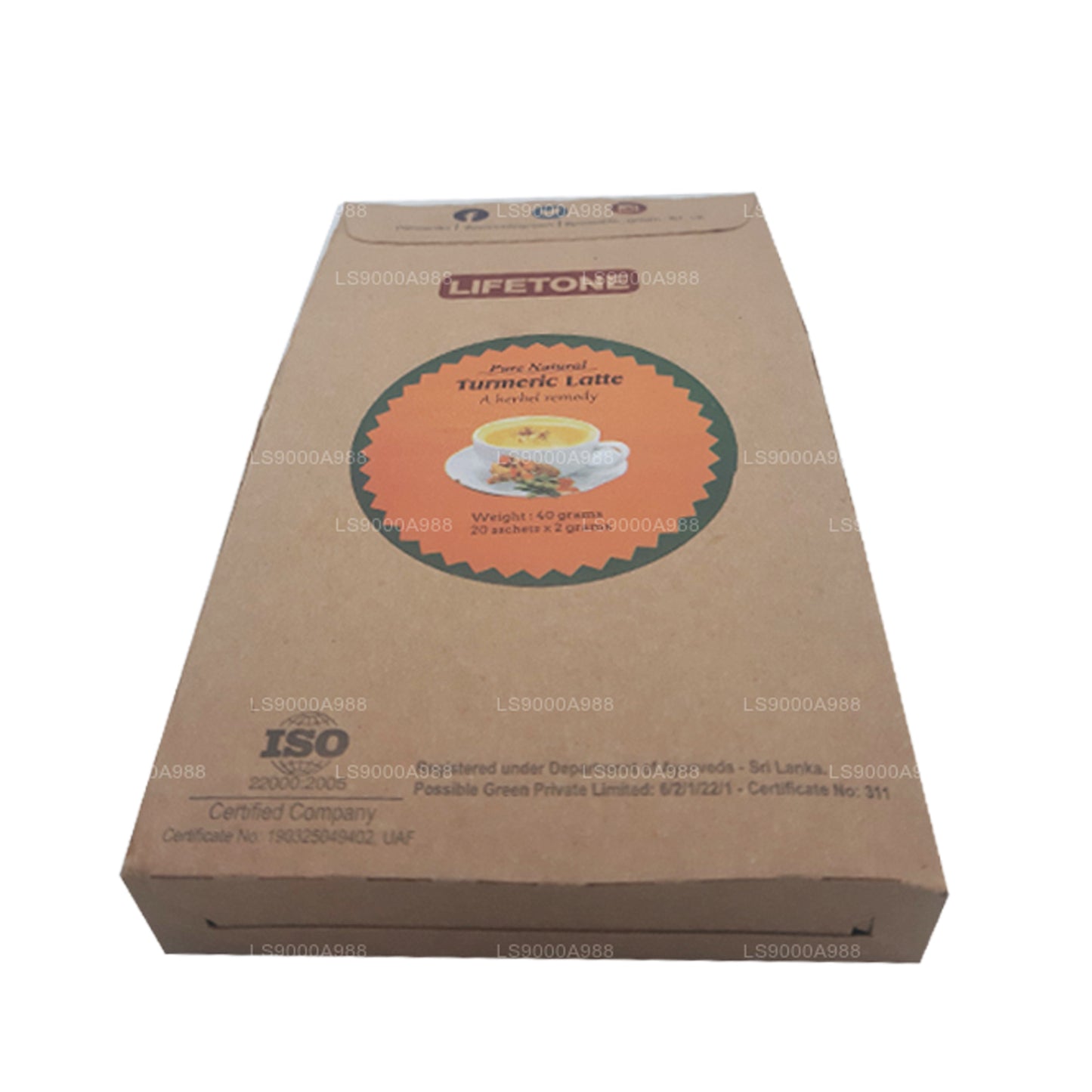 Lifetone Kurkuma Latte (40g) 20 Teebeutel