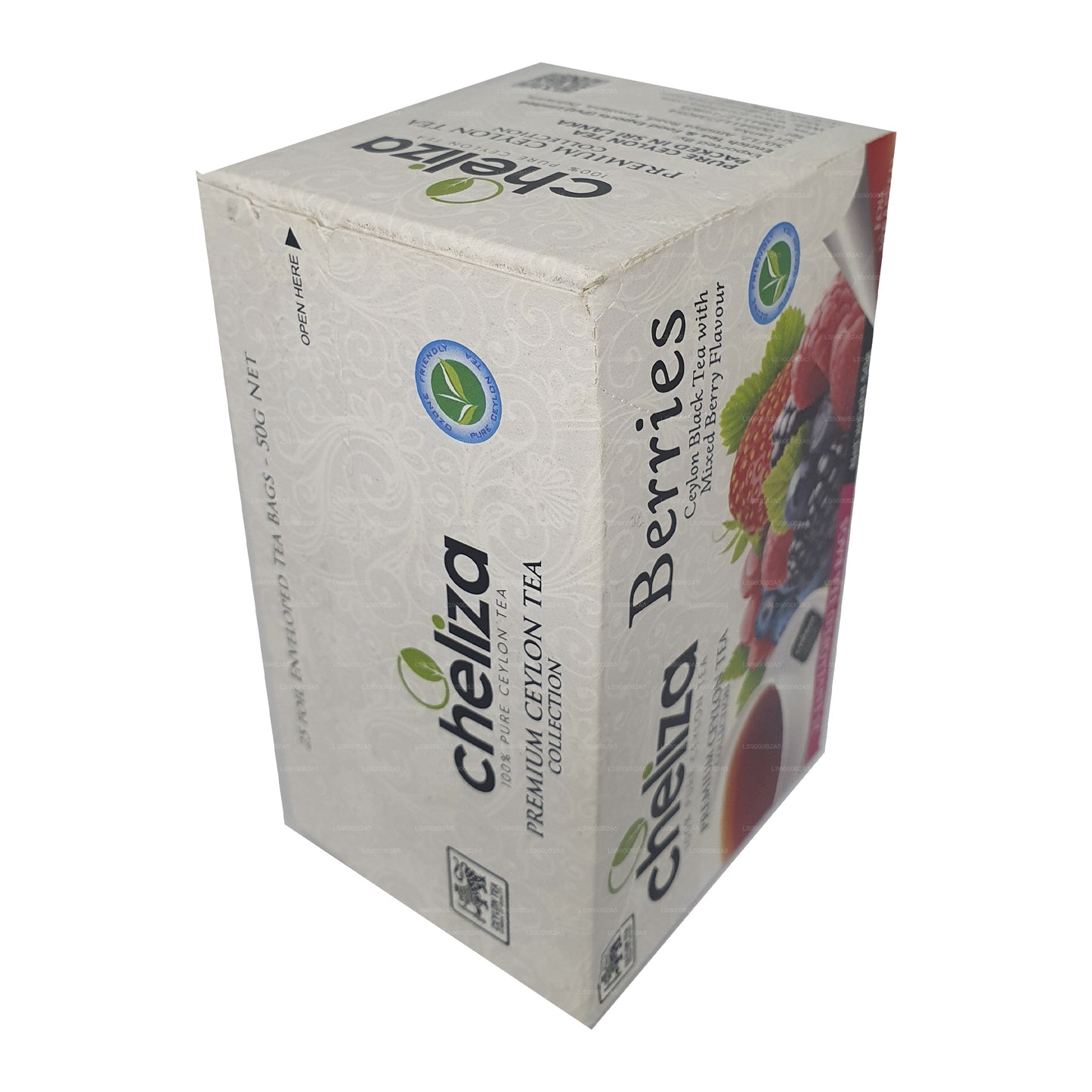 Cheliza Ceylon Schwarztee mit gemischtem Beerengeschmack (50 g) 25 Teebeutel