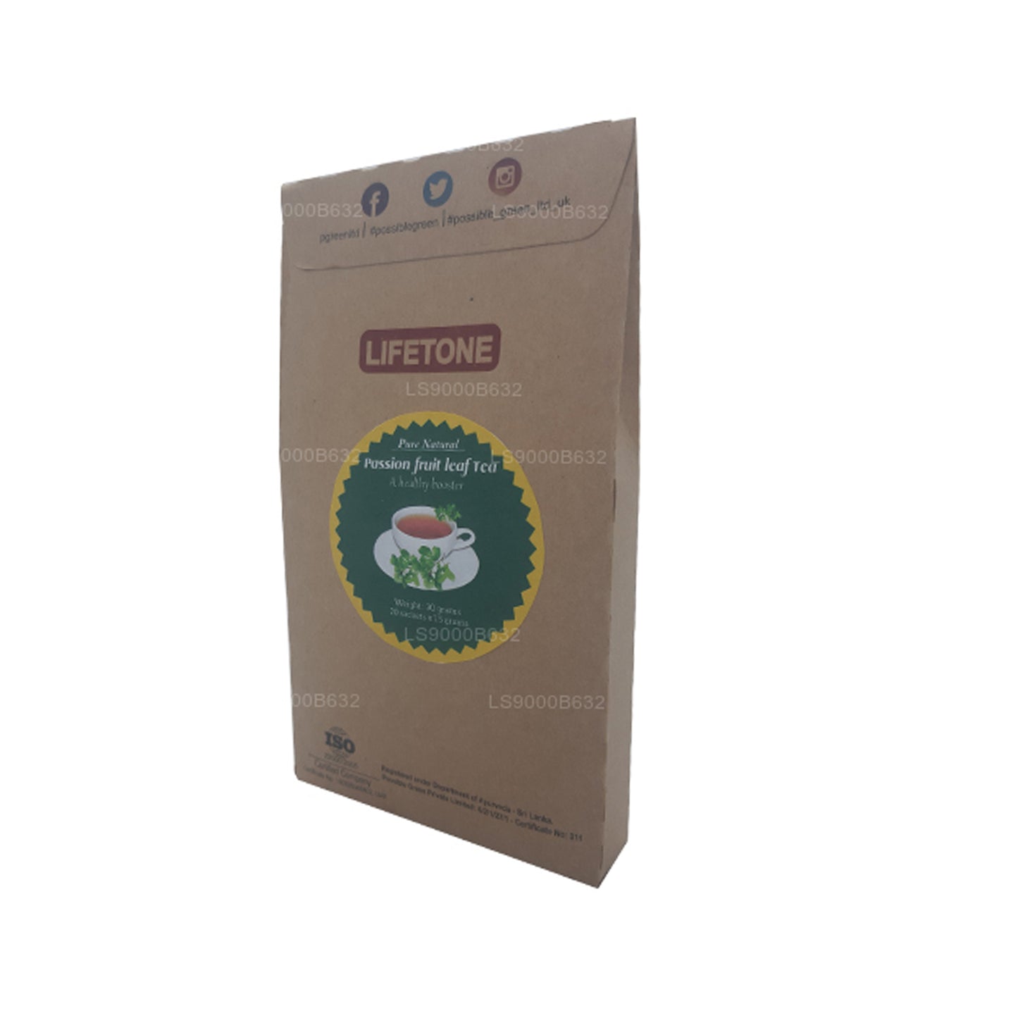 Lifetone Passionsfruchtblatt-Tee (30g)