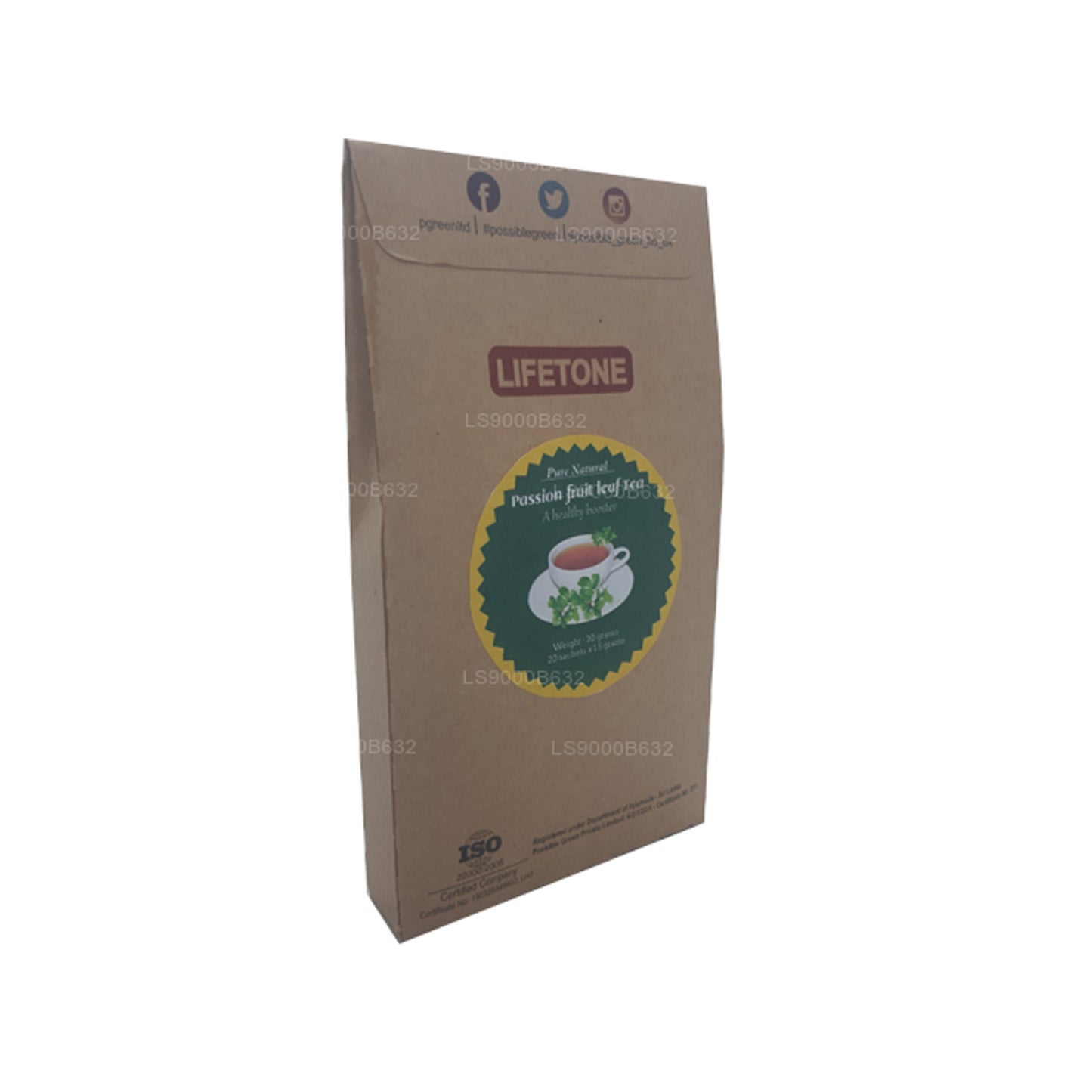 Lifetone Passionsfruchtblatt-Tee (30g)
