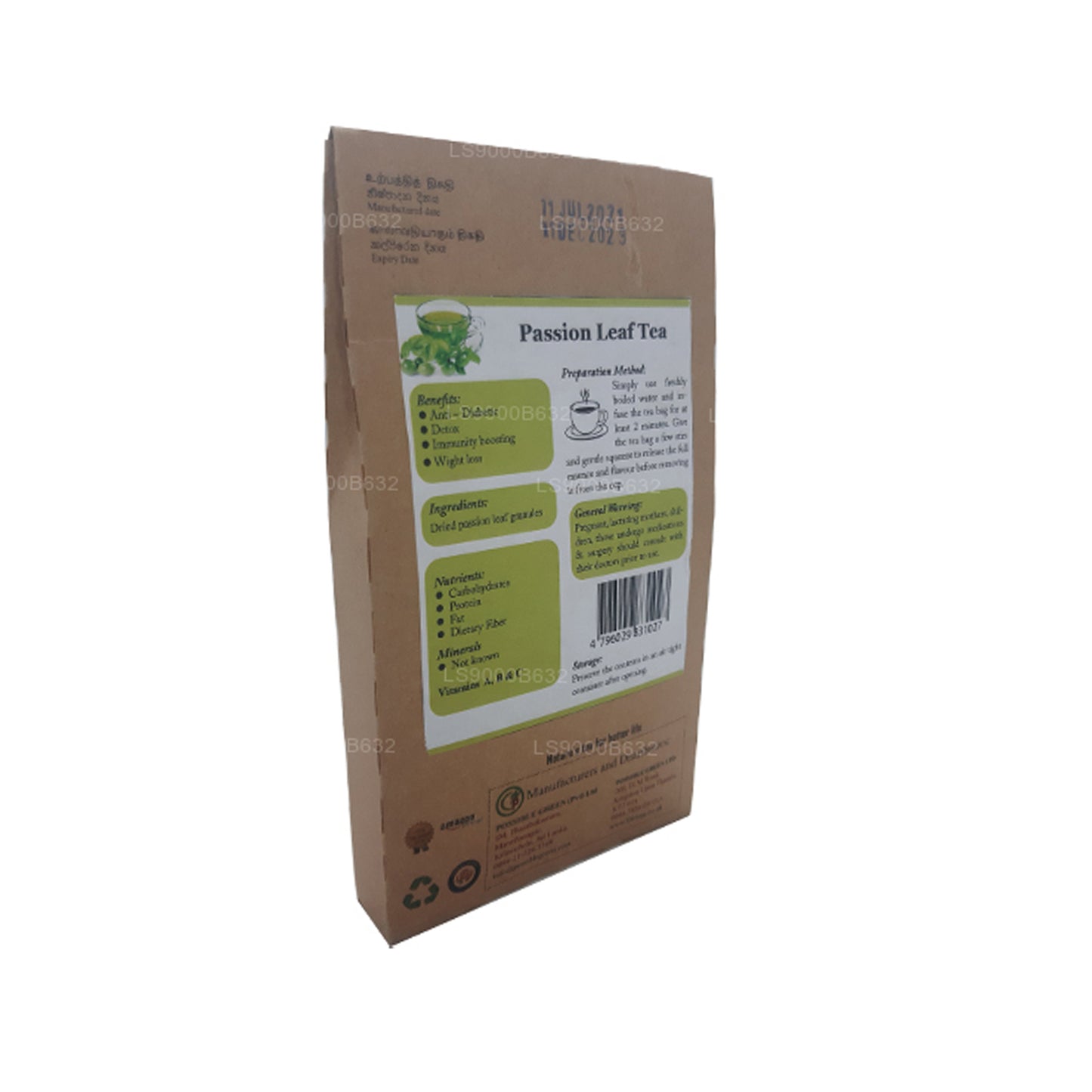 Lifetone Passionsfruchtblatt-Tee (30g)