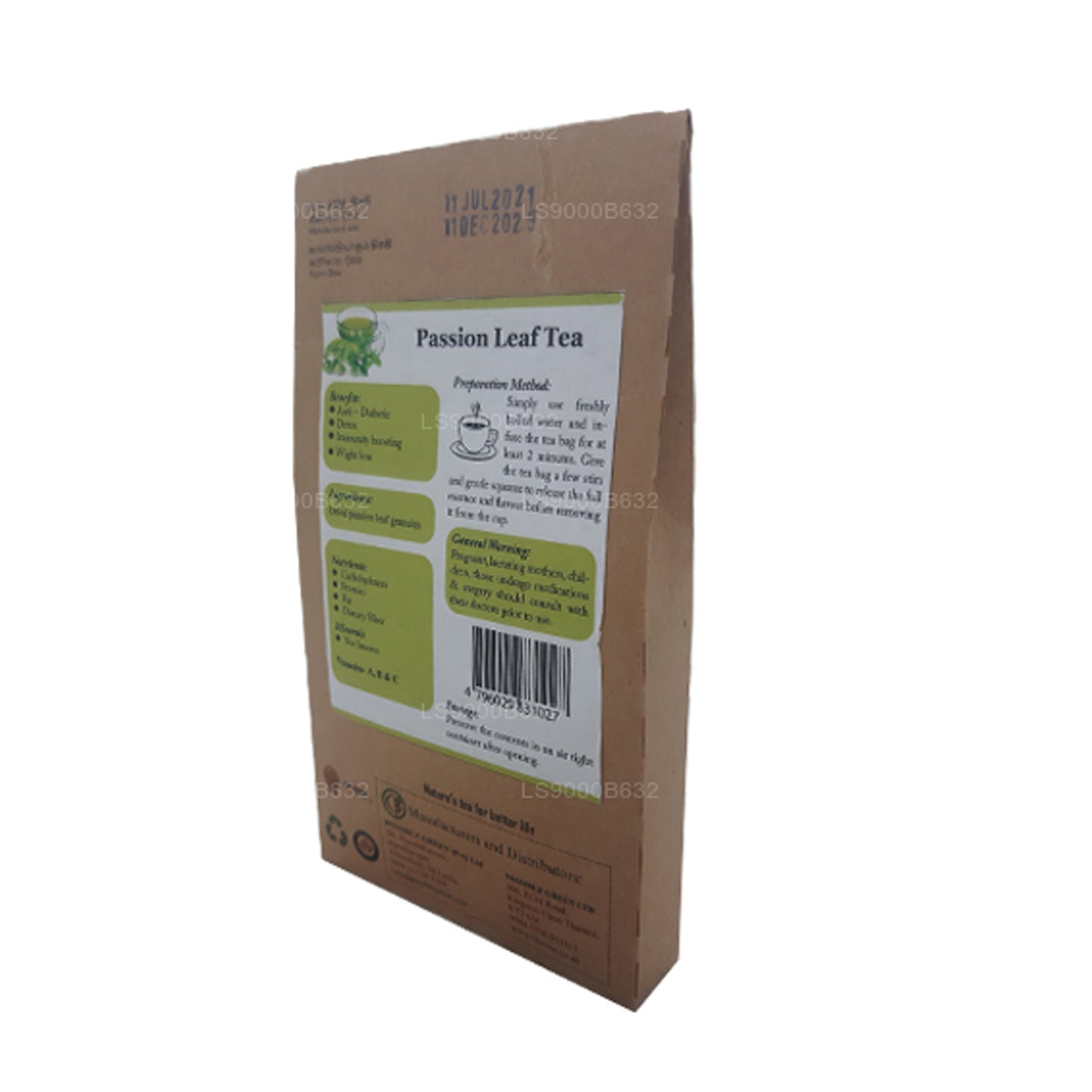 Lifetone Passionsfruchtblatt-Tee (30g)