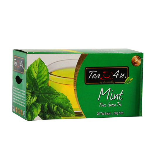 Tea4U Mint Grüner Tee (50g) 25 Teebeutel