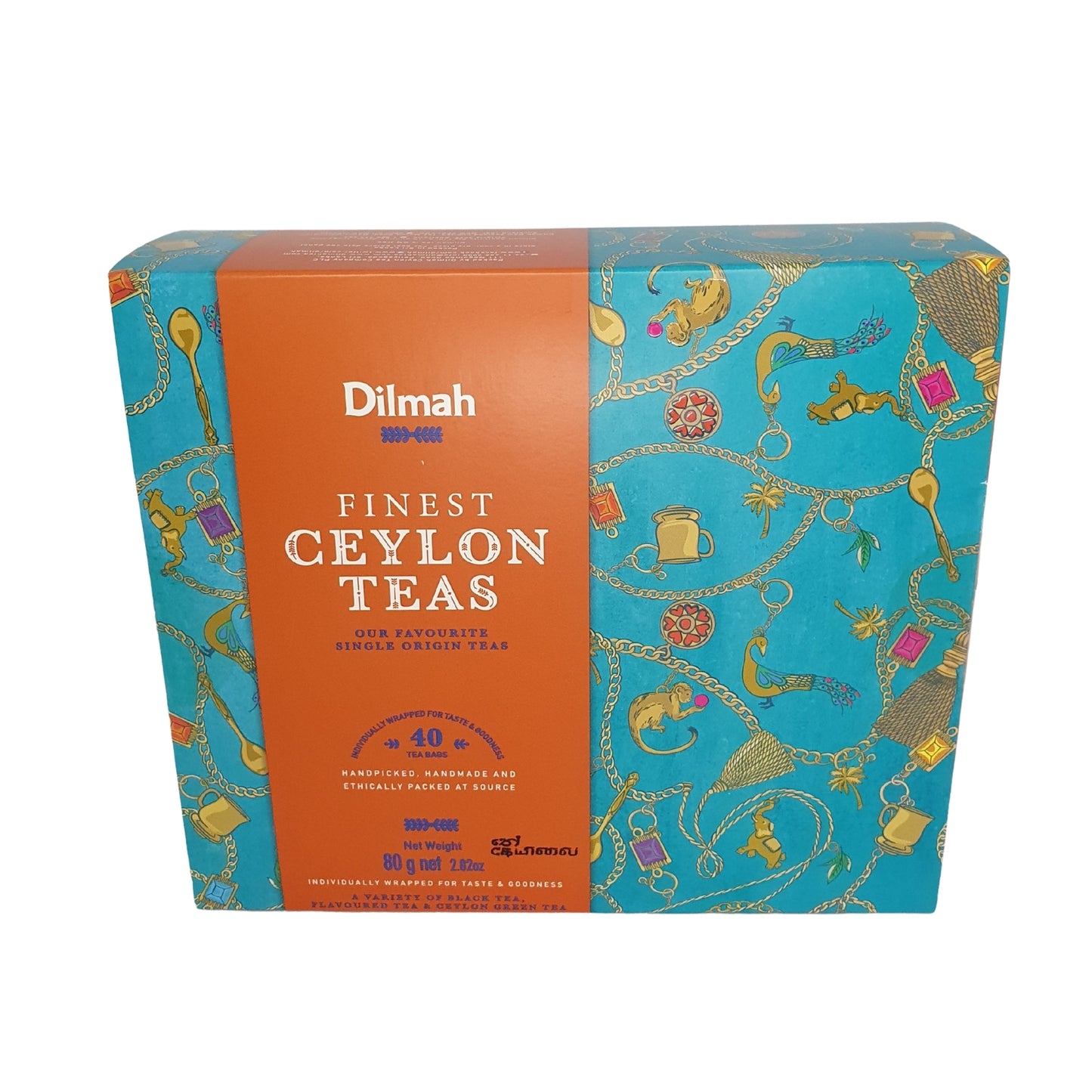 Dilmah Finest Ceylon Teas Geschenkpaket (80 g) 40 Teebeutel