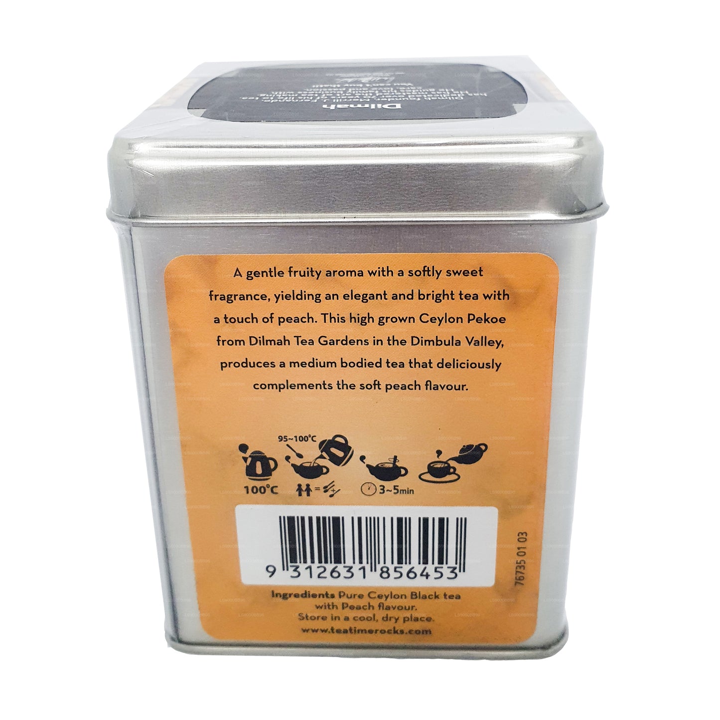Dilmah t-Serie Pfirsich (100g) Loser Blatttee