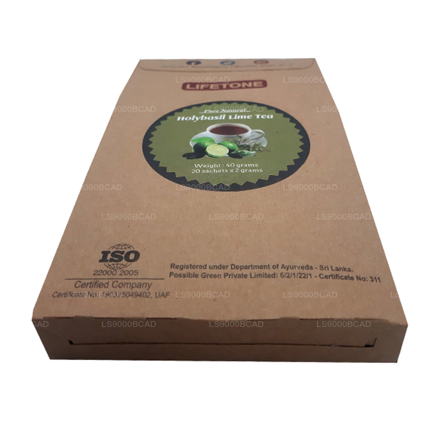 Lifetone Holy Basil Lime Tee (40 g)