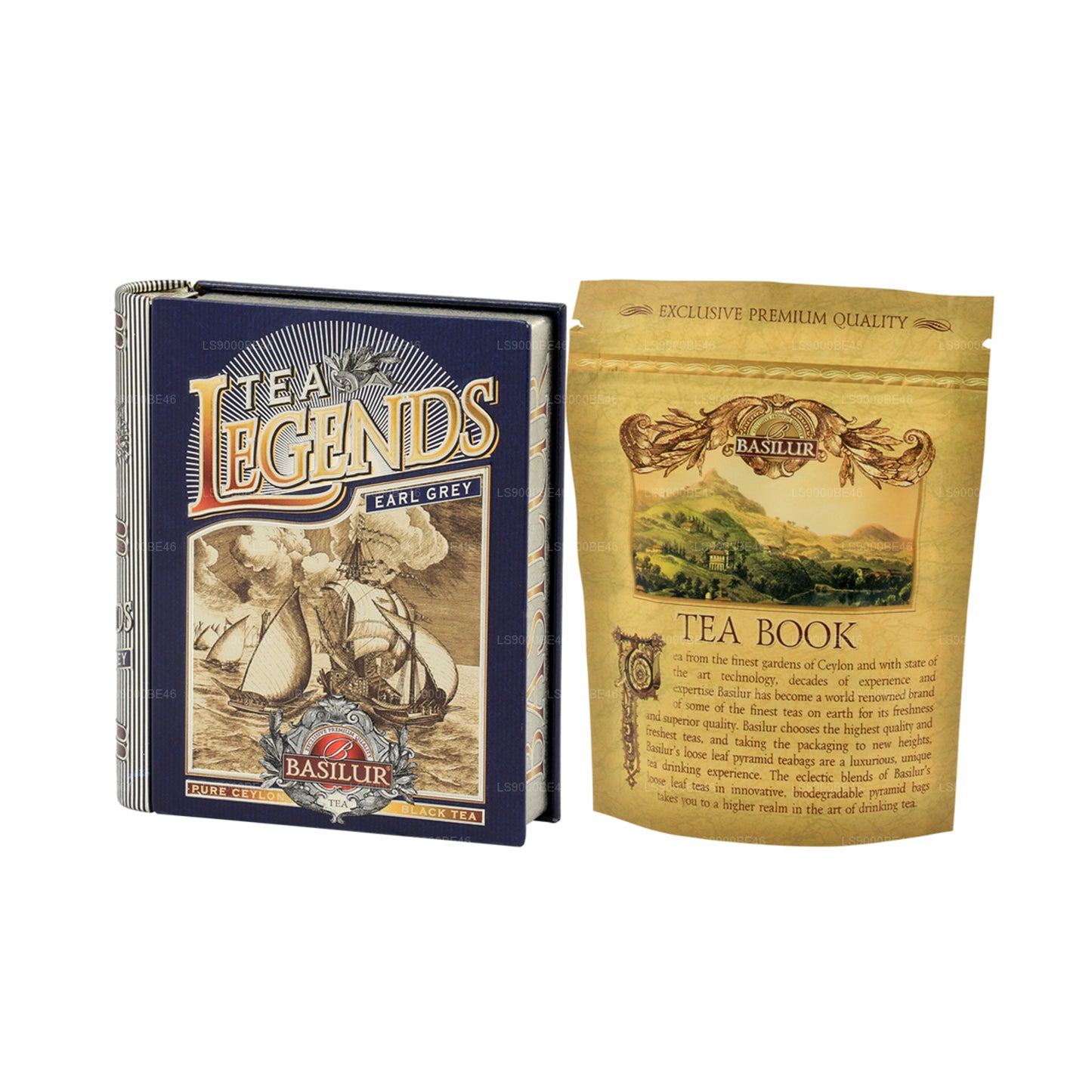 Basilur Teebuch „Tea Legends — Earl Grey“ (10 g) Dose