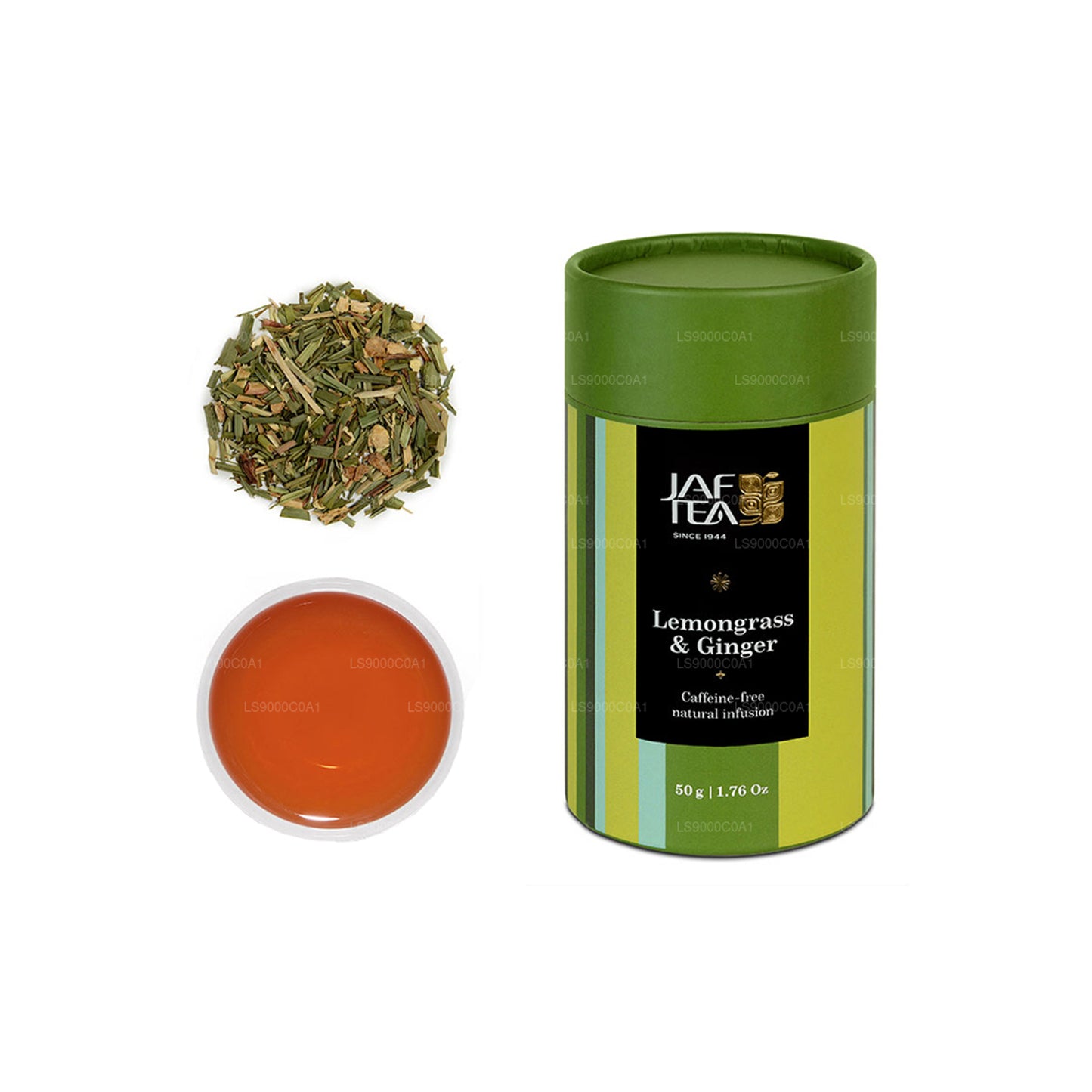 Jaf Tea Teedose mit Zitronengras und Ingwerblättern (50 g)