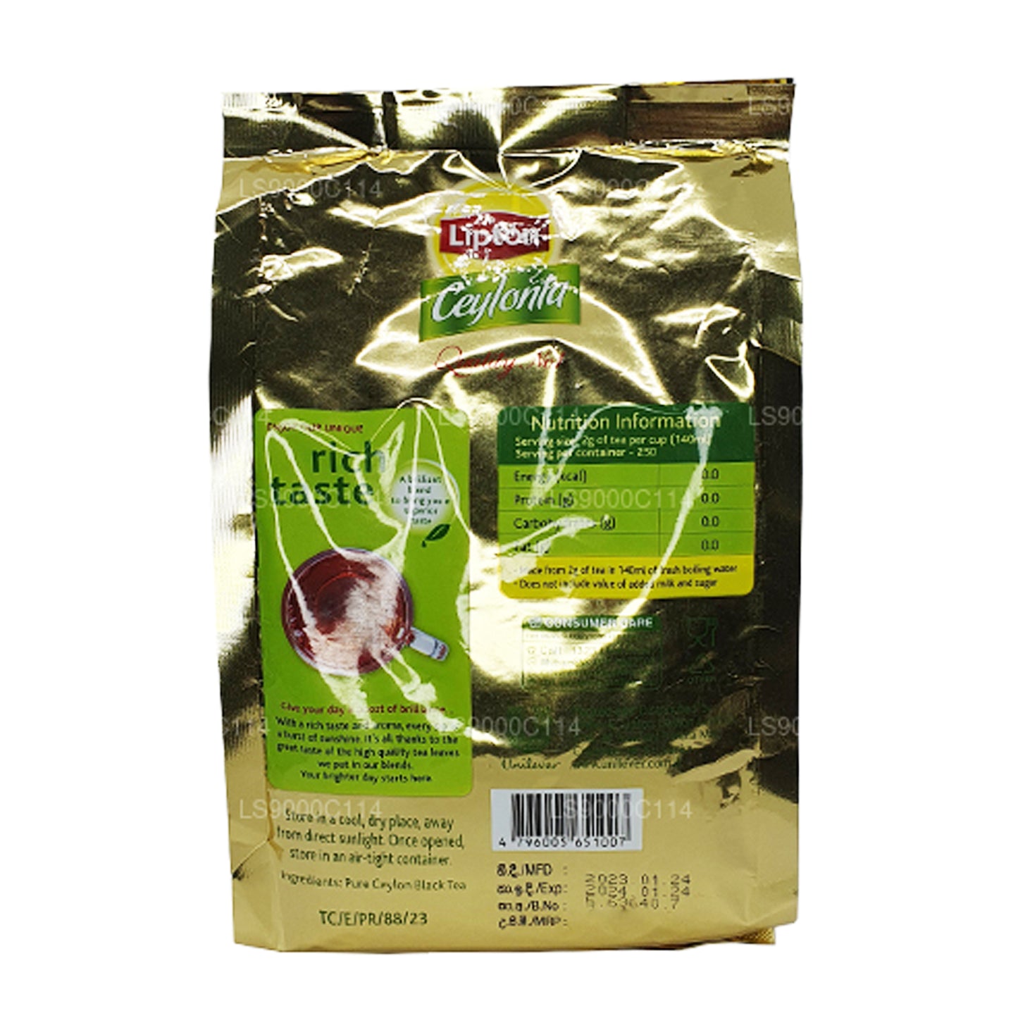 Lipton Ceylonta Teeblätter (500 g)
