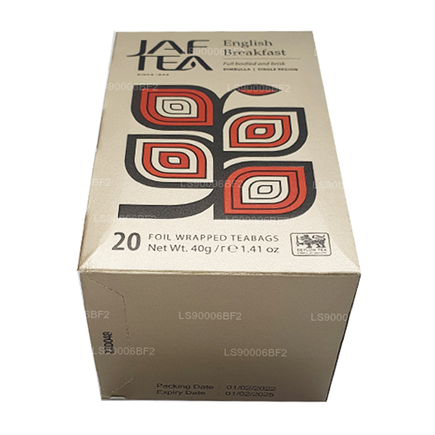 Jaf Tea Englisches Frühstück (40 g) 20 Teebeutel