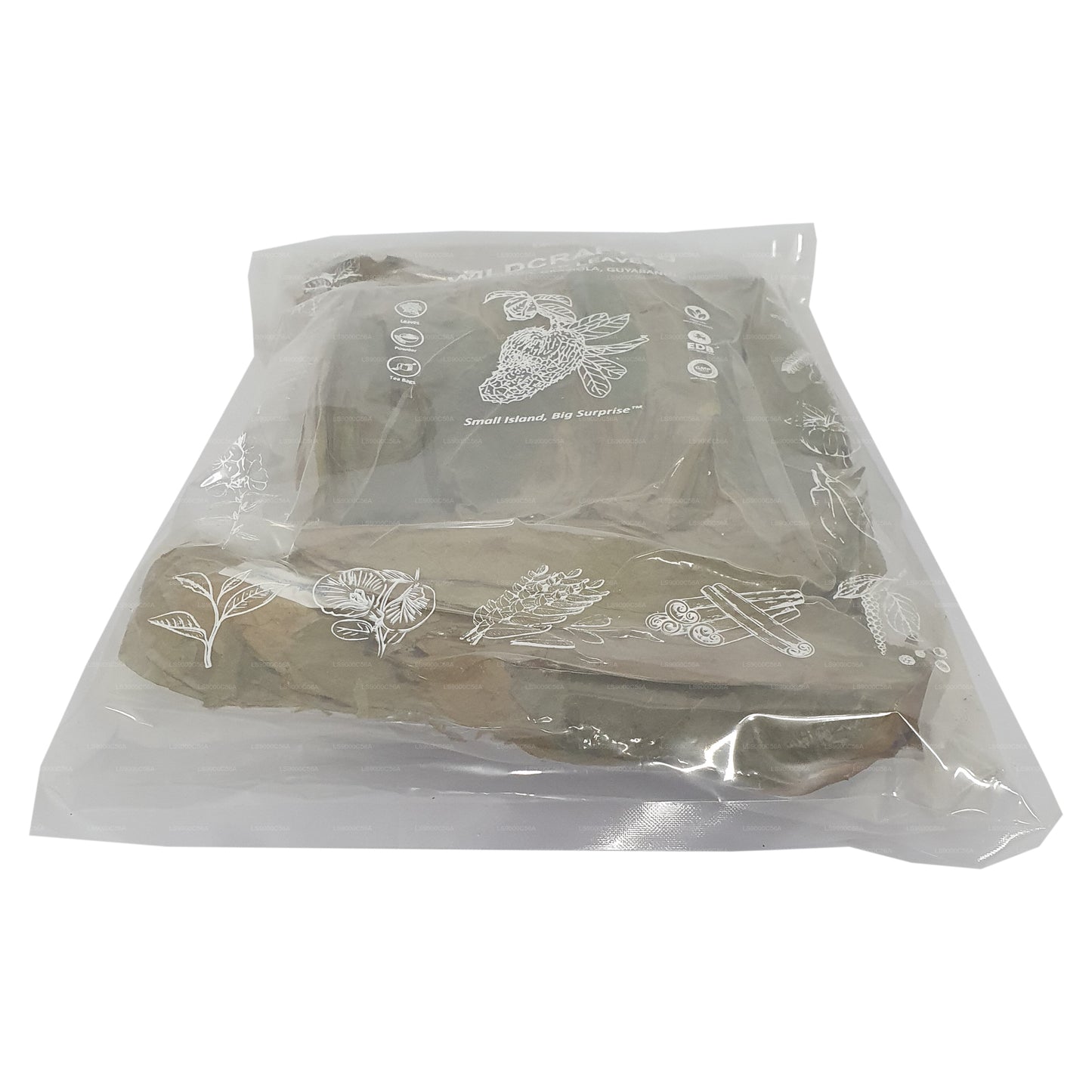 Lakpura® Wild gesammelte Stachelannone (Guanabana, Graviola, Guyabano) – getrocknete Blätter (ganz)