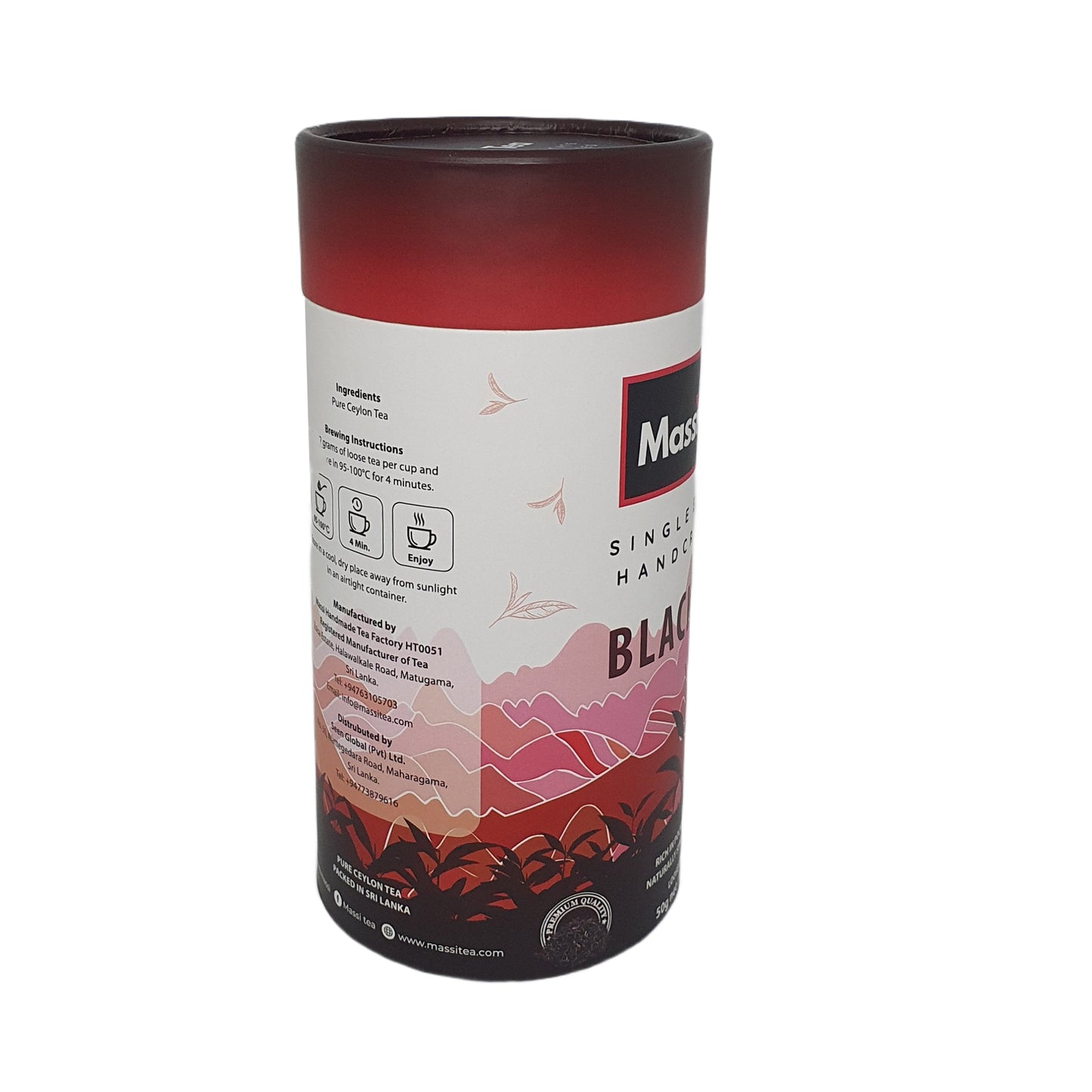 Massi Tea Single Estate Handgemachter Schwarztee (50 g)