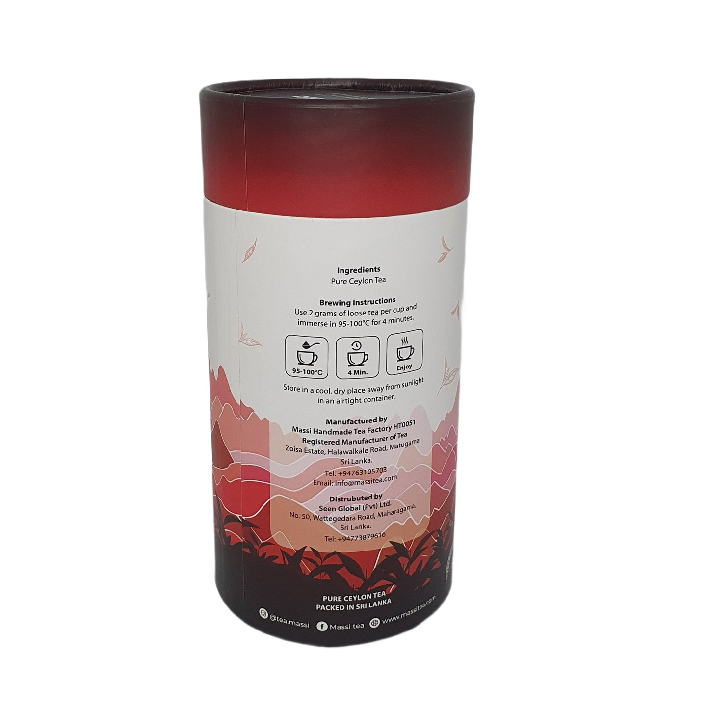 Massi Tea Single Estate Handgemachter Schwarztee (50 g)