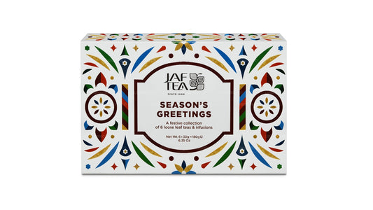 Jaf Tea Season's Greetings Eine festliche Sammlung von 6 losen Blatttees und Aufgüssen (180 g)