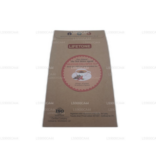 Lifetone Chili-Tee (Rot) (40 g) 20 Teebeutel