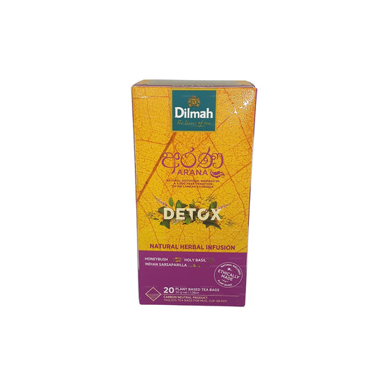 Dilmah Arana Detox Natürlicher Kräutertee (20 Teebeutel ohne Etikett)