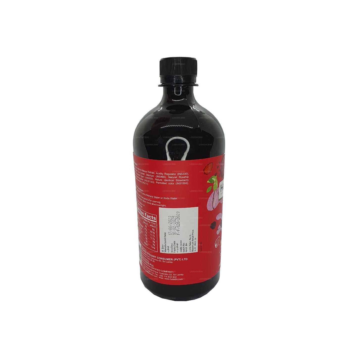 Heladiv Erdbeer-Eistee-Konzentrat Cordial (750 ml)
